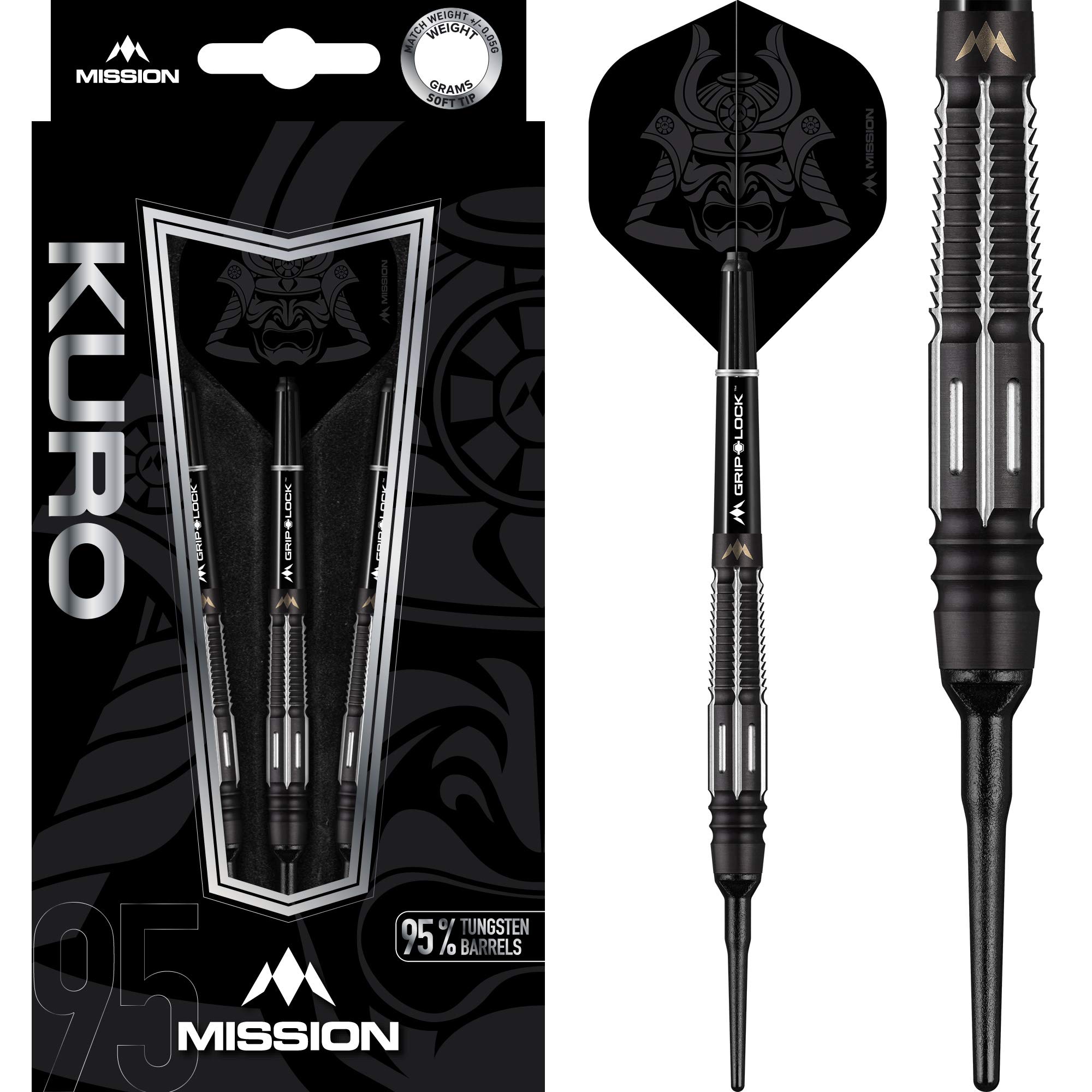 Amazon | MISSION DARTS Kuro M4 2BA 21g | ダーツ矢 通販