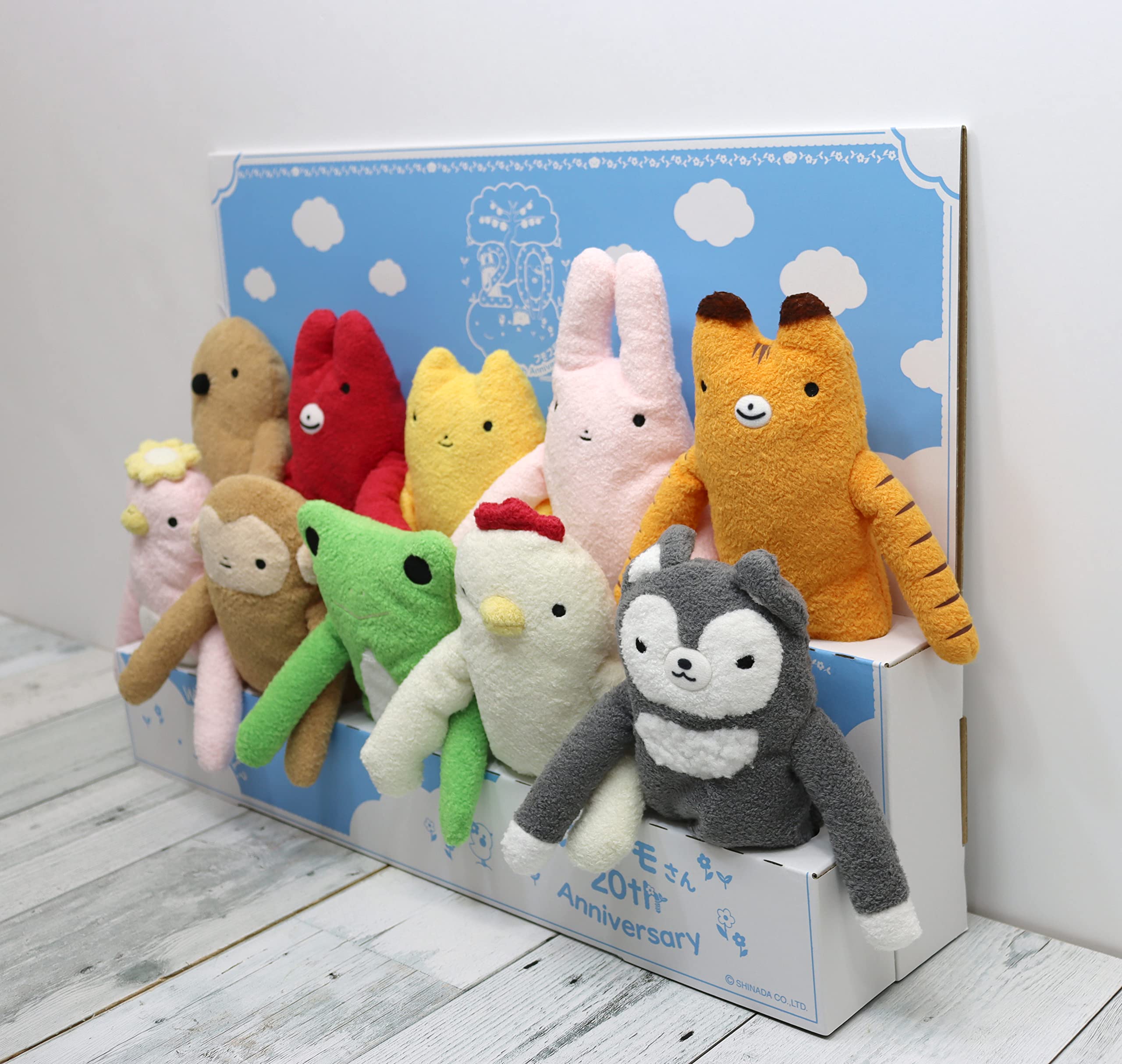 Amazon.co.jp: シナダ ぬいぐるみ フモフモさん 20周年ギフトBOX(A