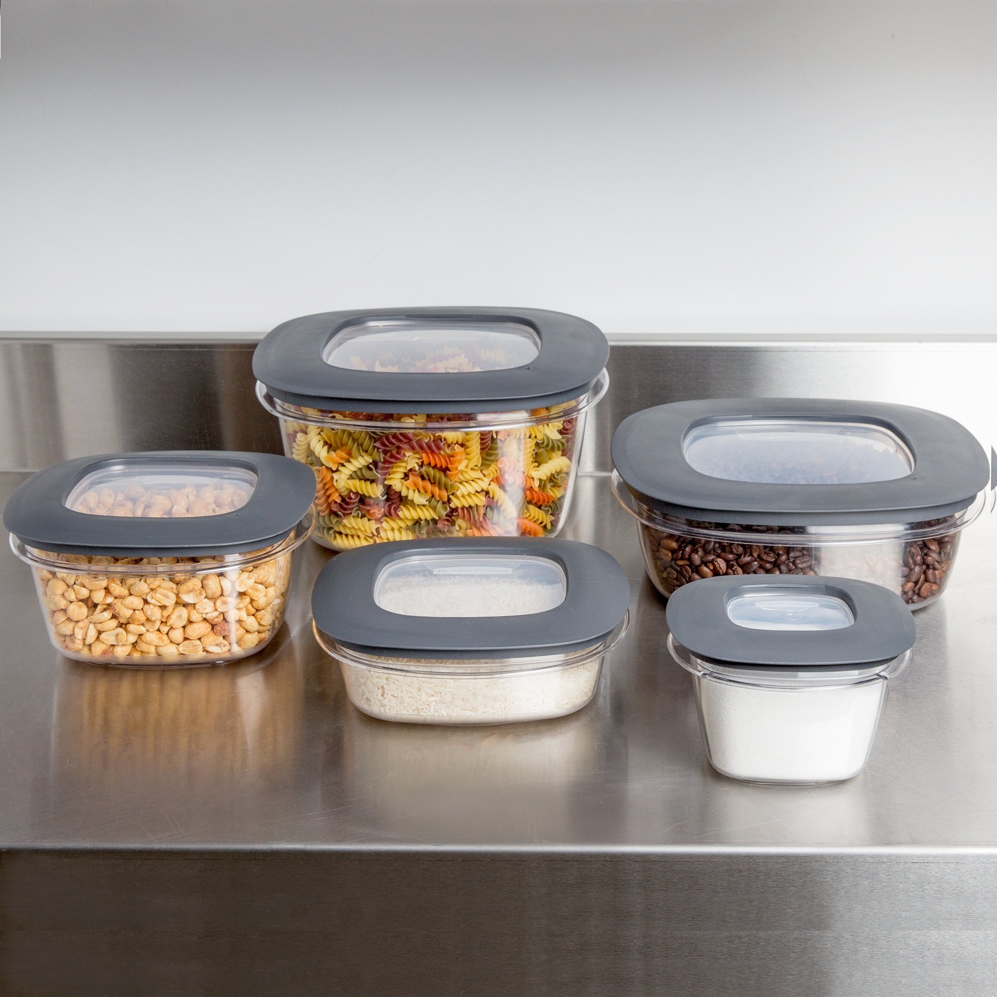 Amazon｜Rubbermaid Rubbermaidプレミア食品ストレージコンテナ 6 Pack