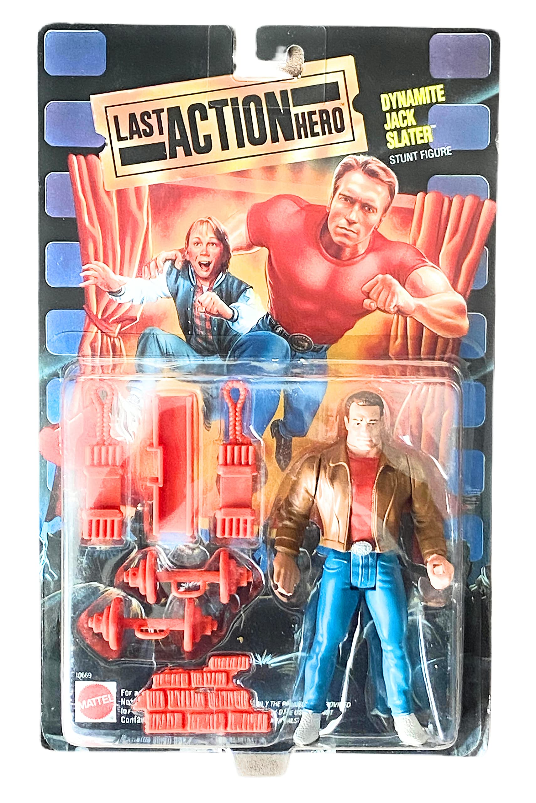 Amazon.com: Last Action Hero Dynamite Jack Slater Stunt Figure by