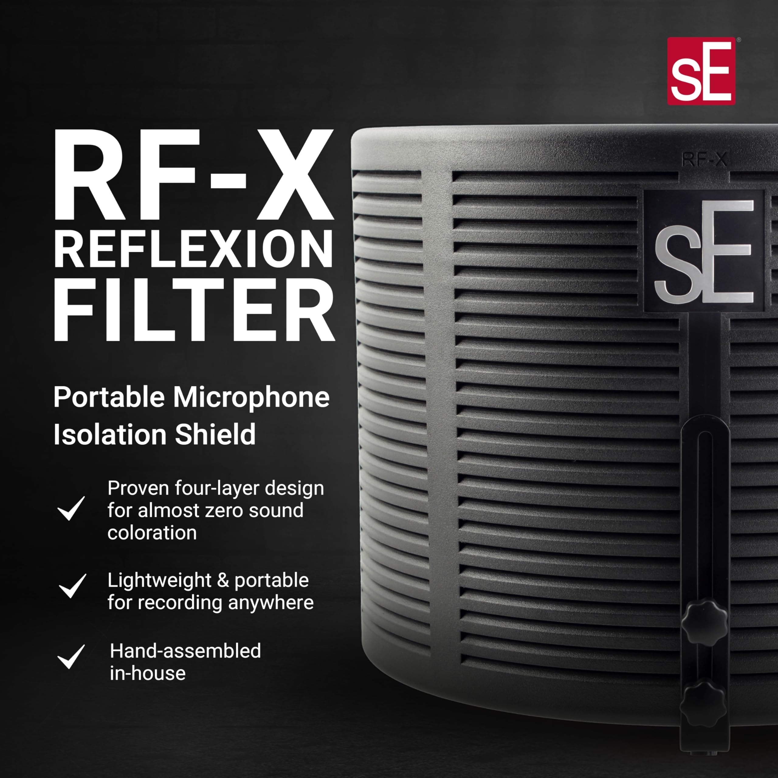 Amazon.com: sE Electronics RF-X Reflexion Filter - Portable