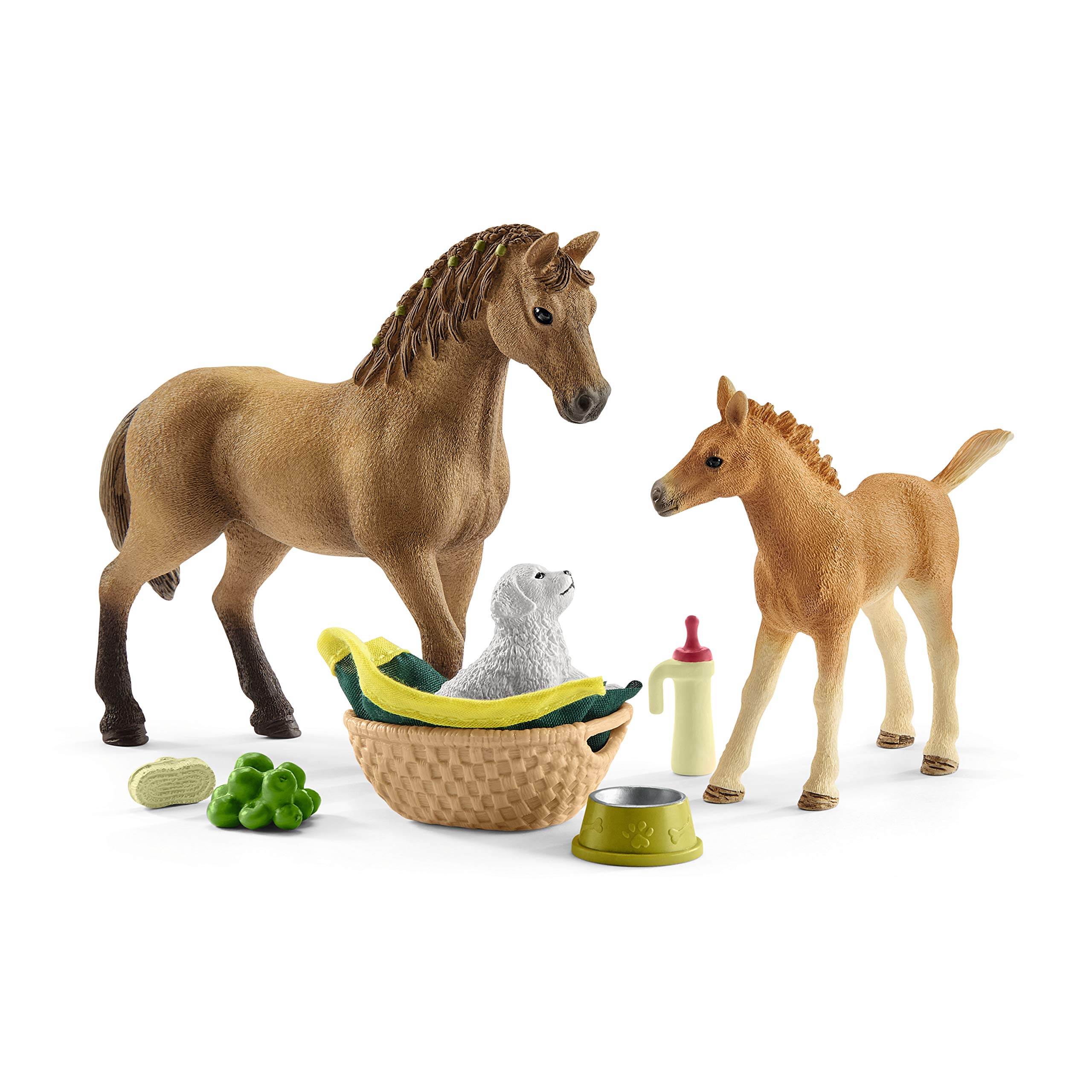 Amazon.co.jp: シュライヒ ホースクラブ クォーター馬と赤ちゃん動物の