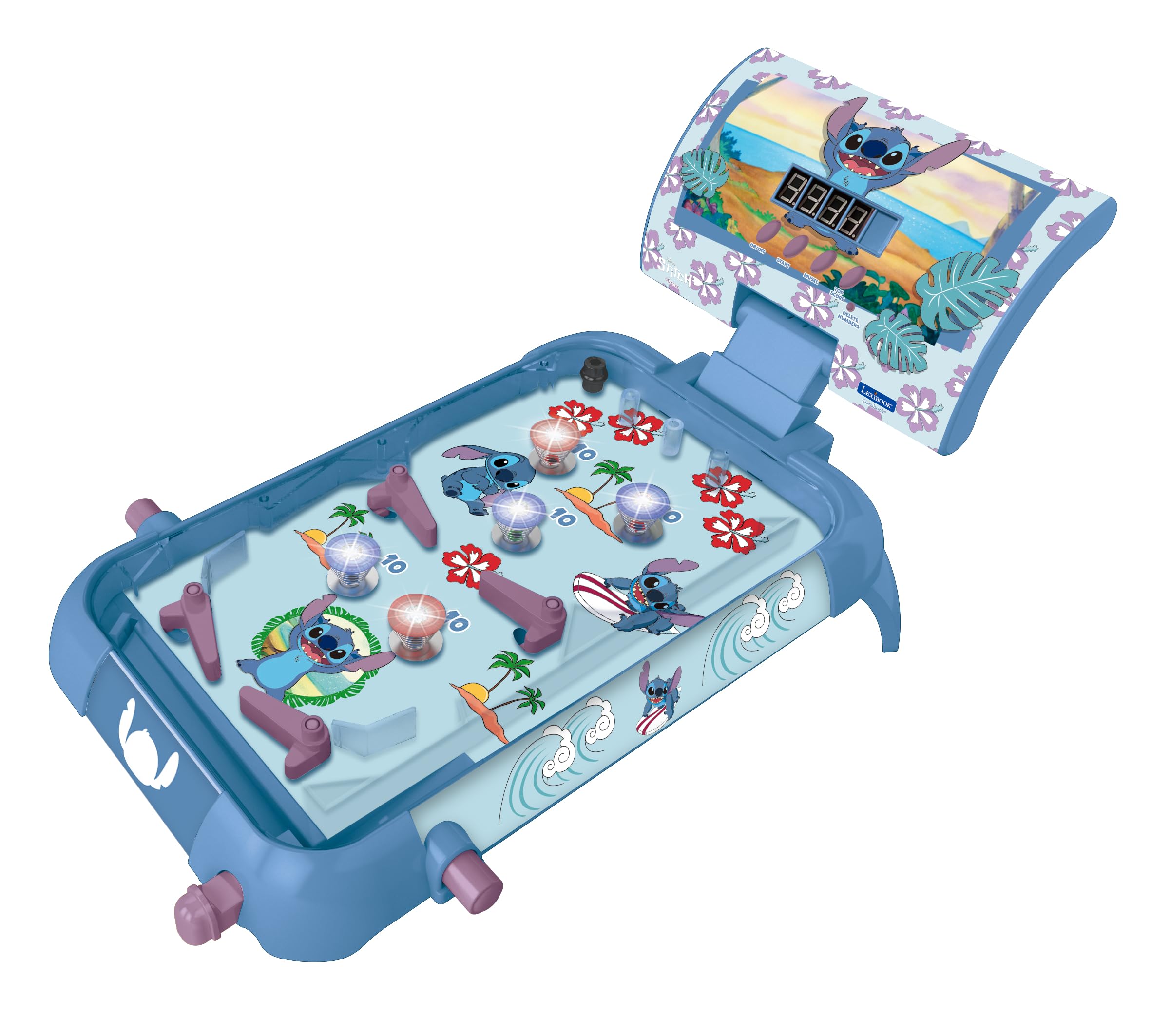 Amazon.com: Lexibook, Disney Stitch, Electronic Table Pinball