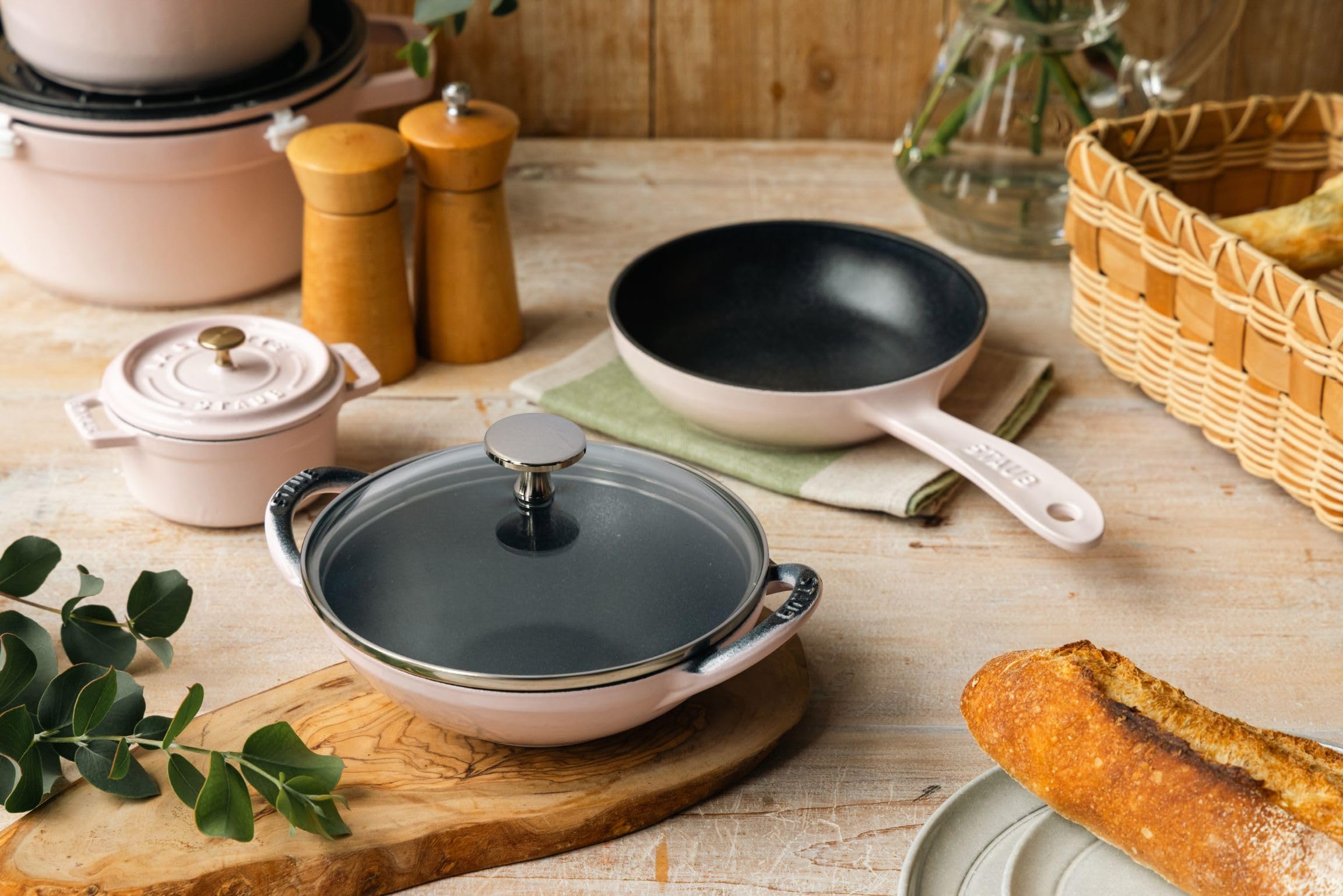 Amazon.co.jp: staub ストウブ 「 スキレット ソルベローズ 16cm