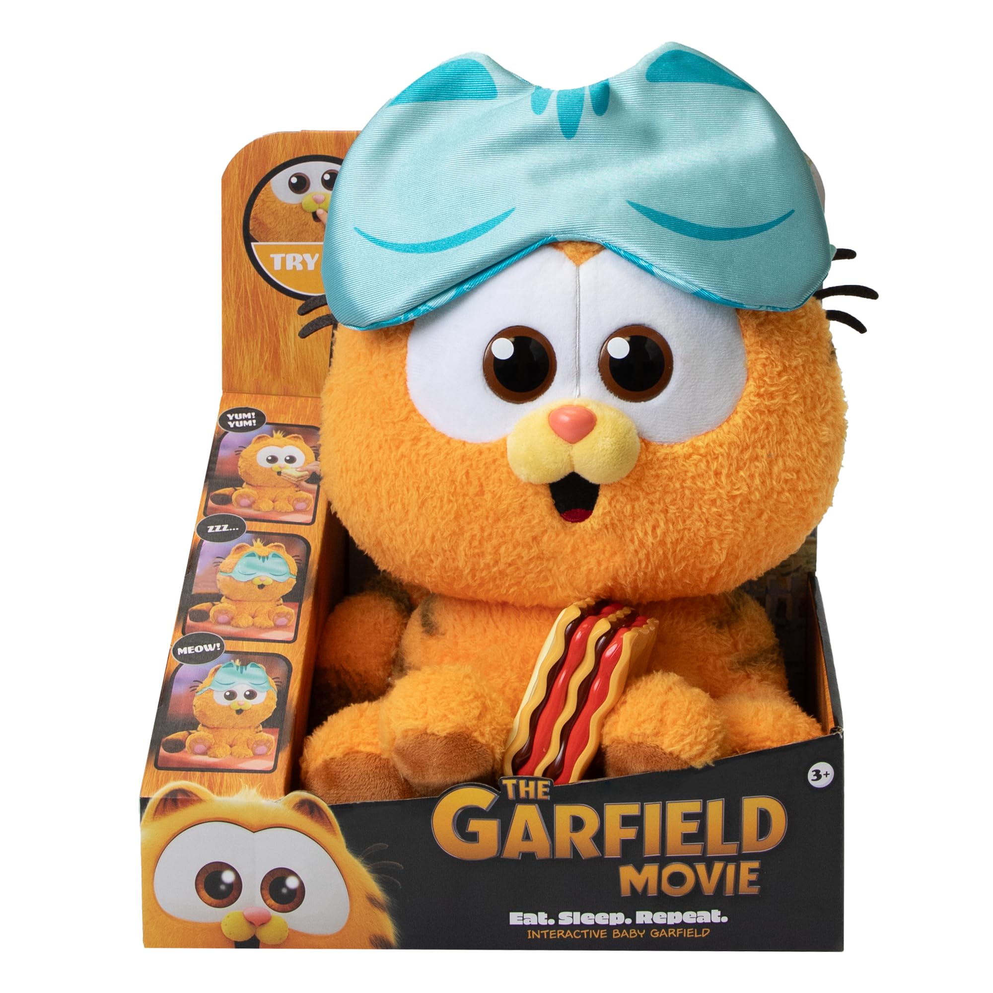 Amazon.co.jp: Animagic Baby Garfield Eat Sleep and Repeat 10インチ