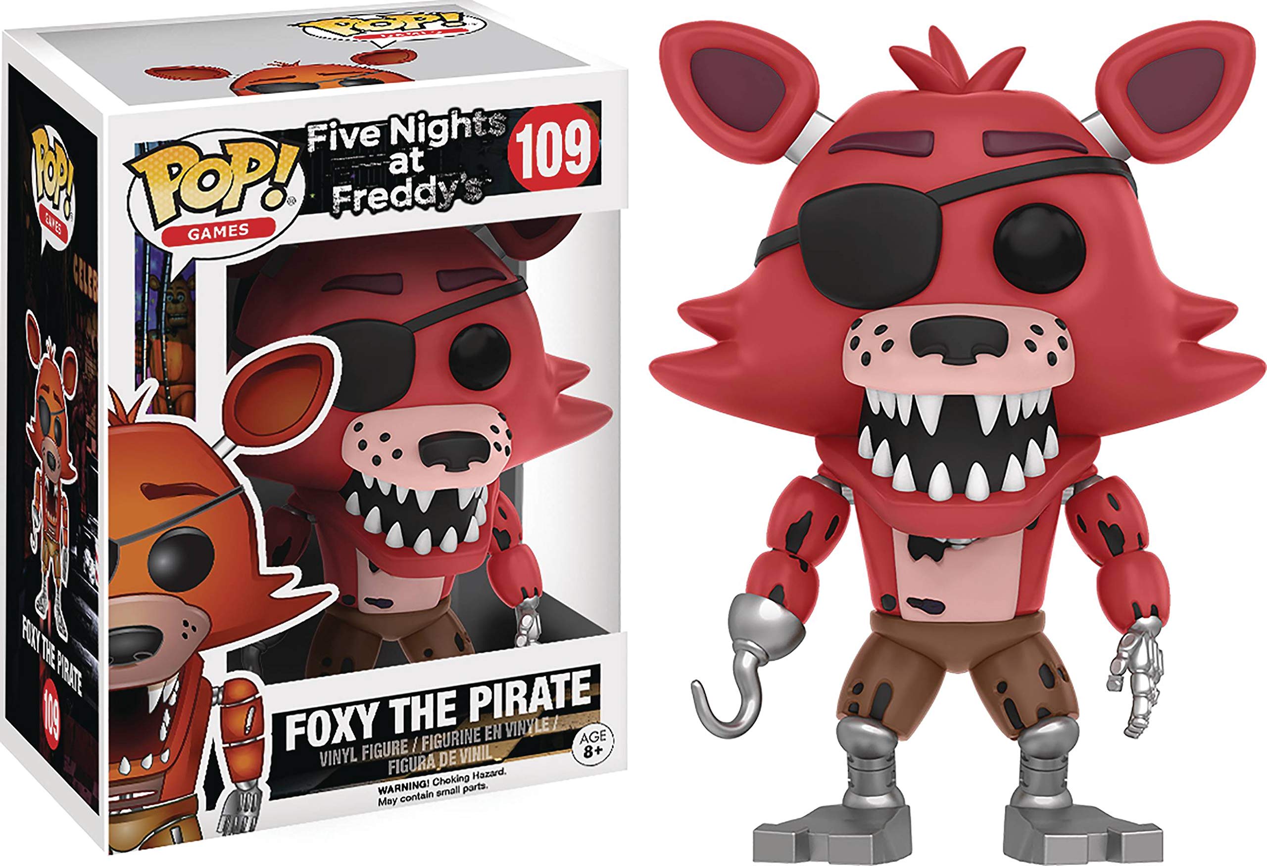 Amazon.com: Funko Five Nights at Freddy's Foxy The Pirate Pop