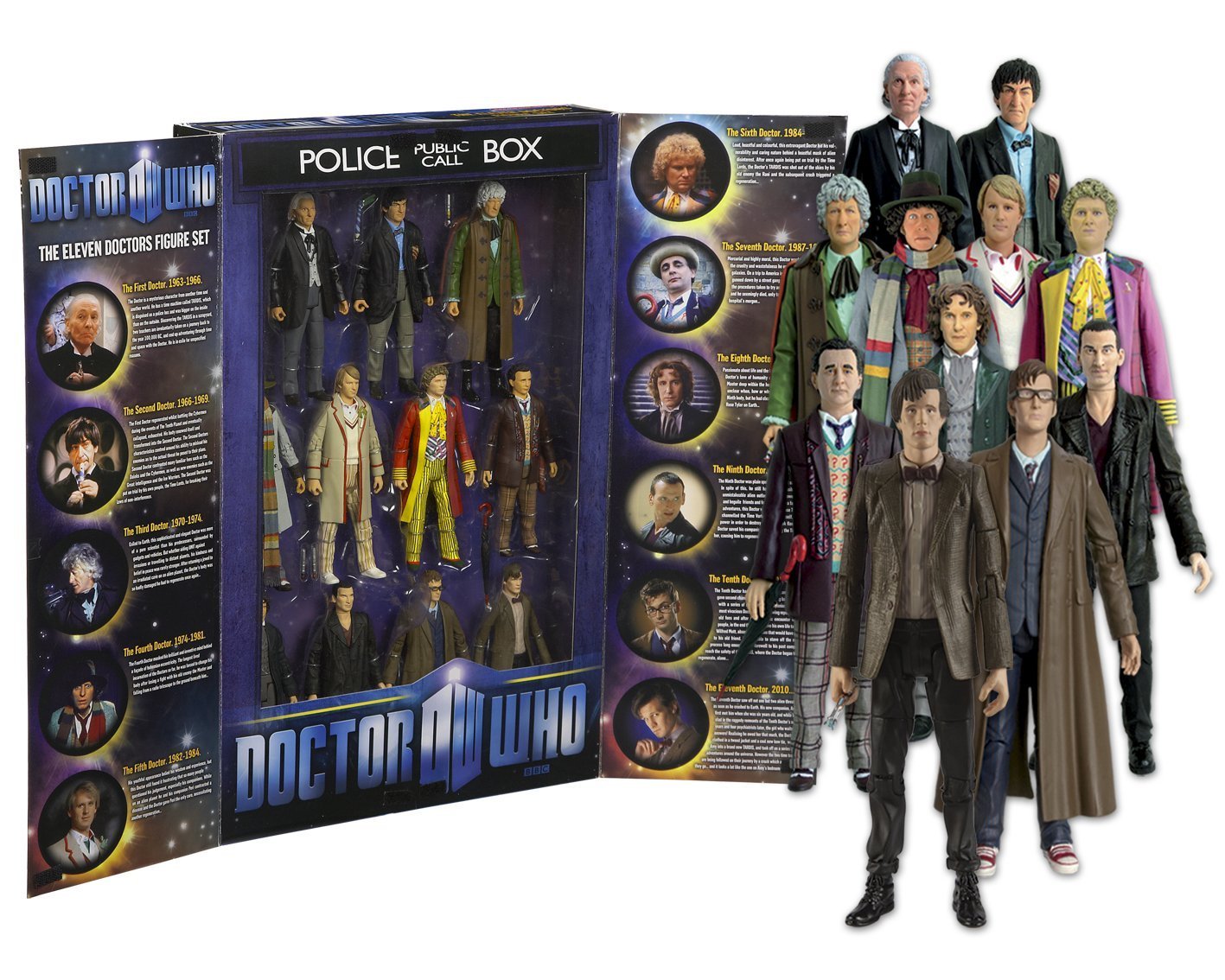 Amazon.com: Character Options Doctor Who 11 Doctors Action Figure