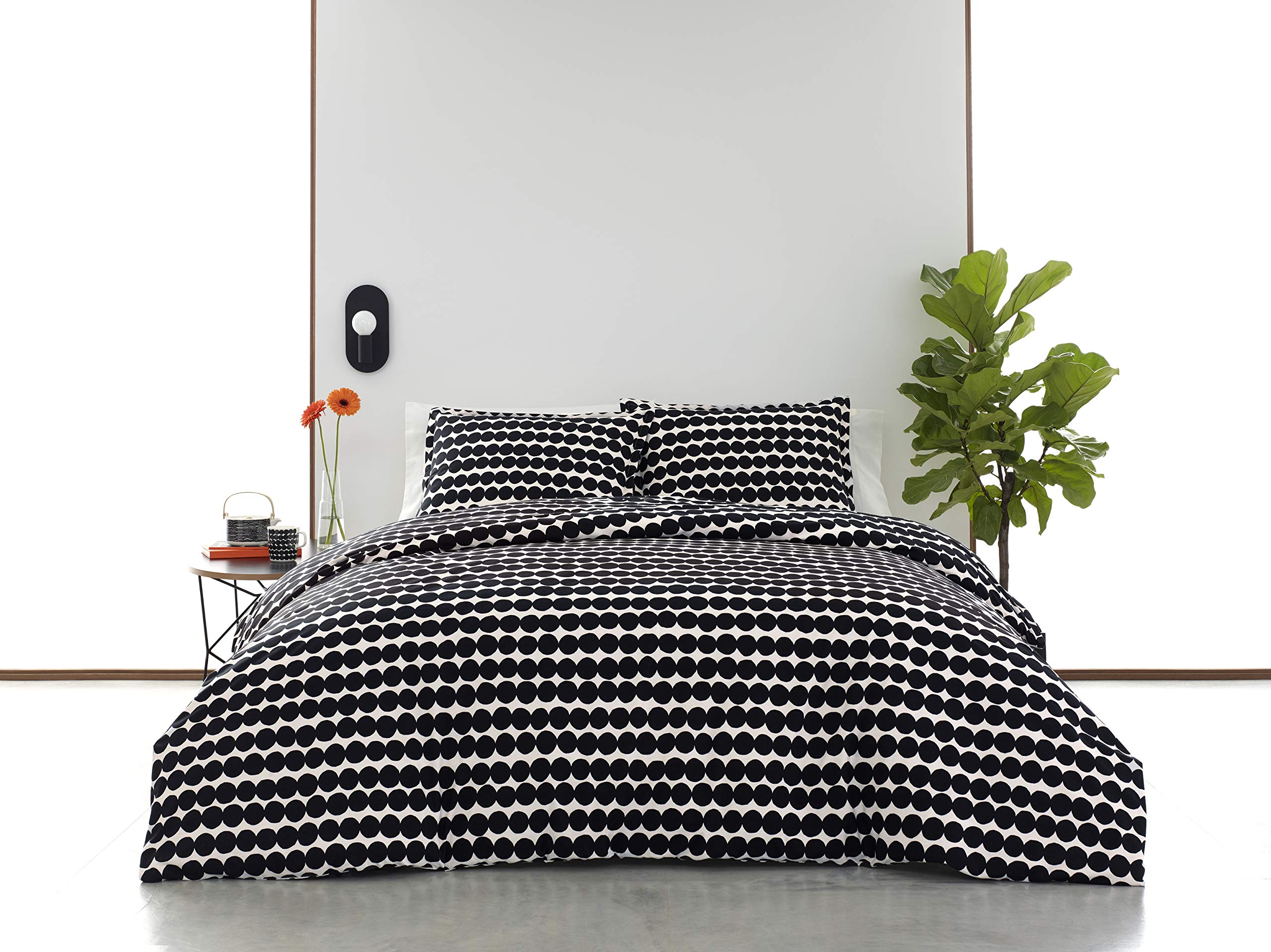 Amazon｜Marimekko - キングサイズの掛け布団カバーセット、お揃いの枕