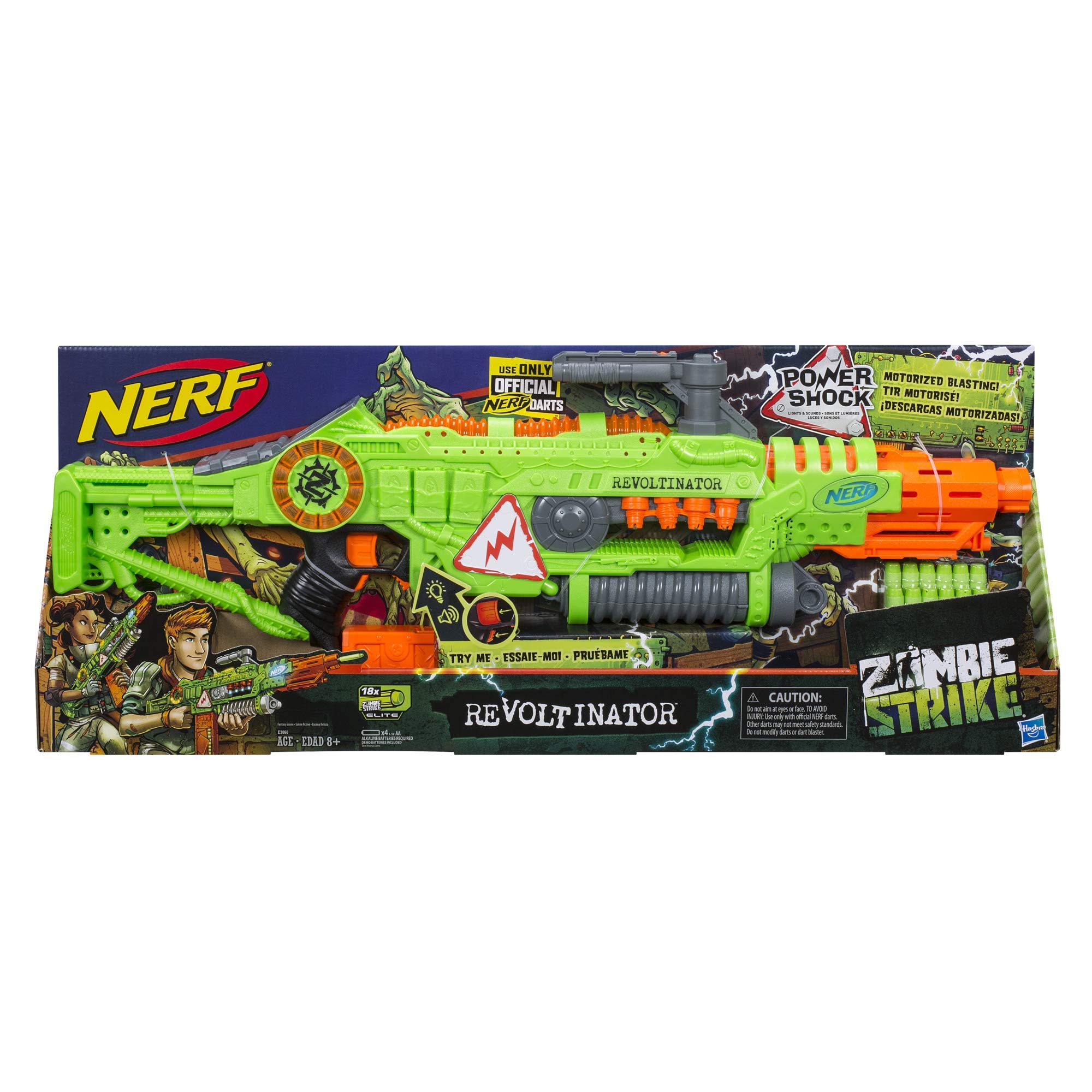 Amazon.co.jp: NERF Zombie Strike Revoltinator ナーフゾンビ