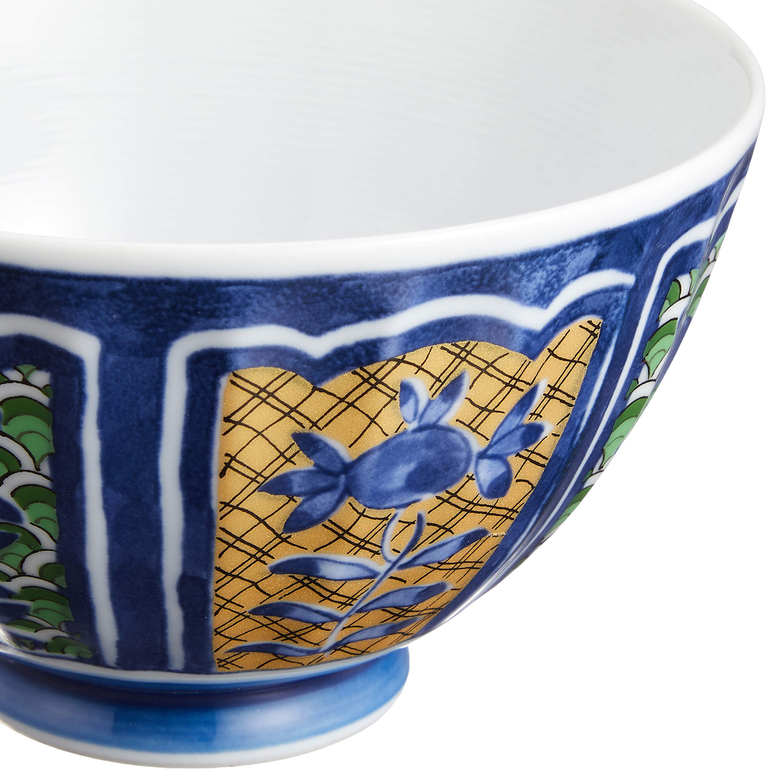 Amazon｜古典柄の魅力を楽しむ 有田焼 染錦絵変り 茶碗揃（飯碗セット