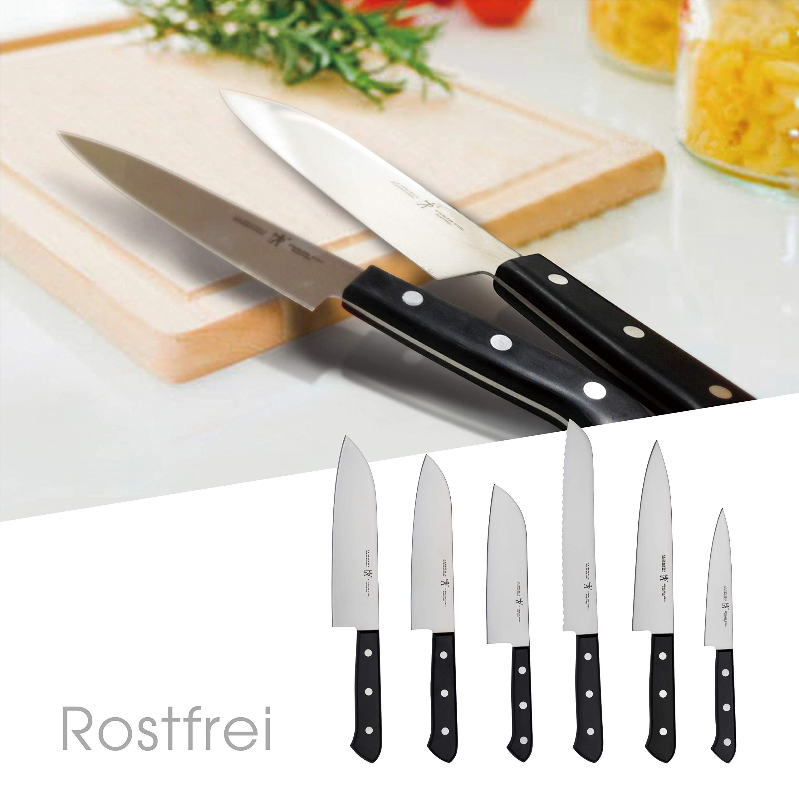Amazon.co.jp : ヘンケルス 包丁セット ロストフライ 三徳包丁 ペティ