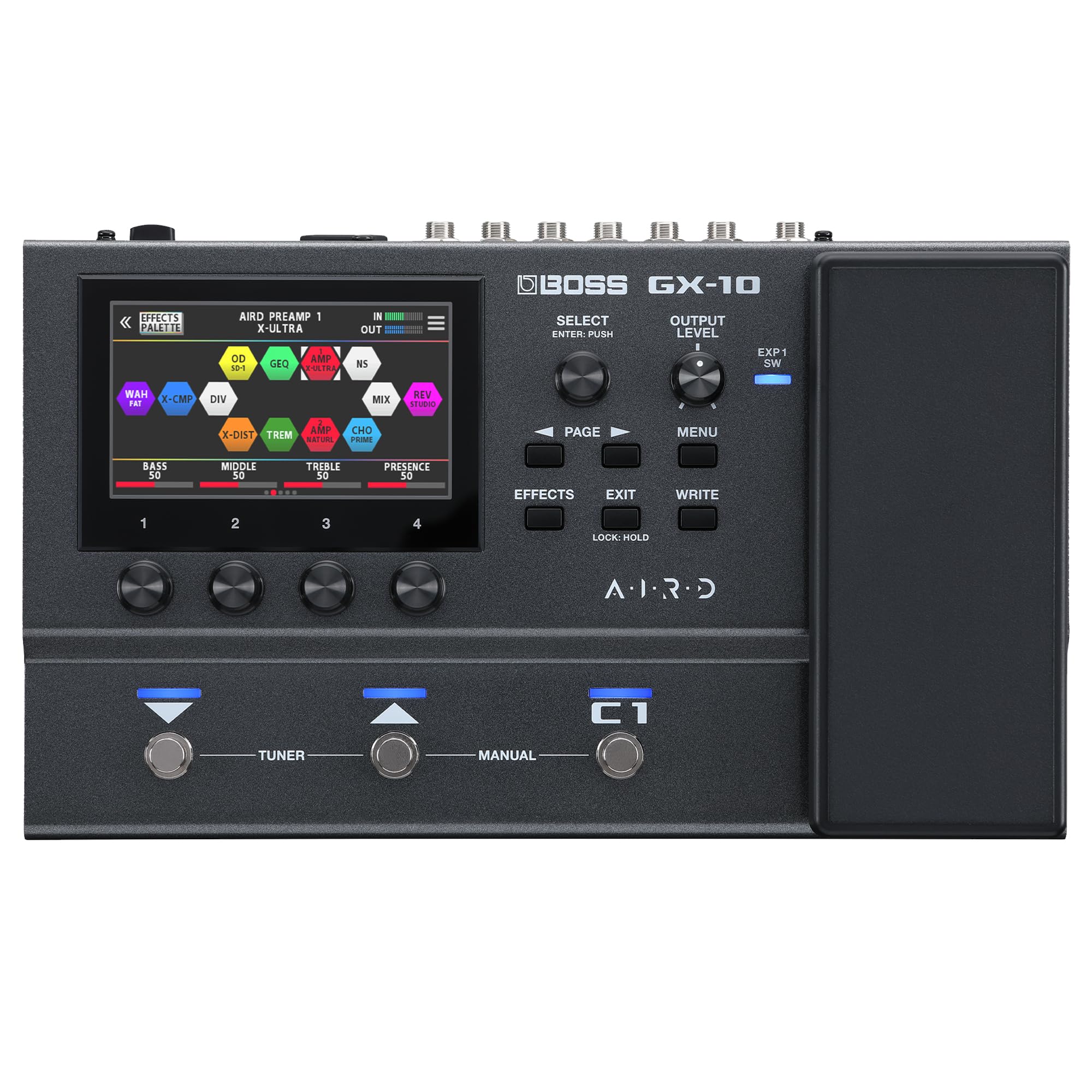 Amazon | BOSS GX-10 コンパクトギター&ベースエフェクトプロセッサー