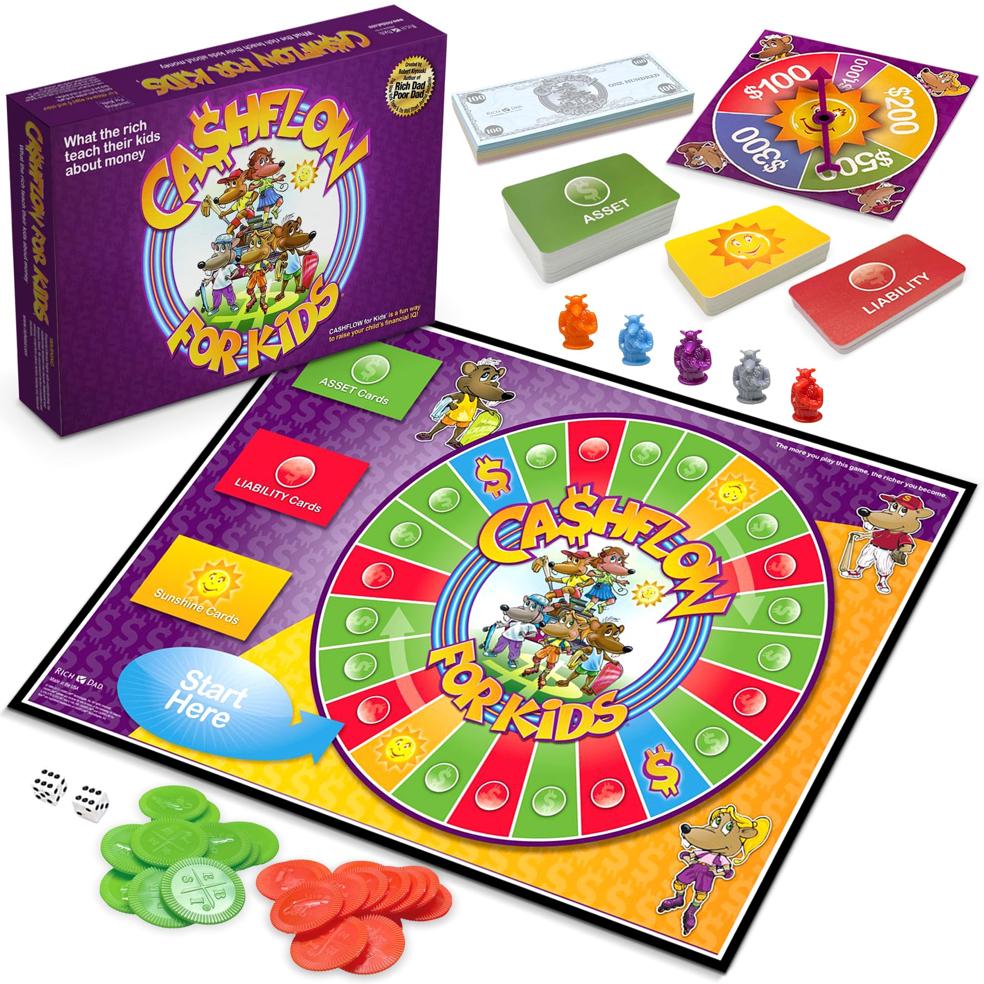 Amazon.co.jp: The Original Rich Dad CASHFLOW  101 for KIDS Board