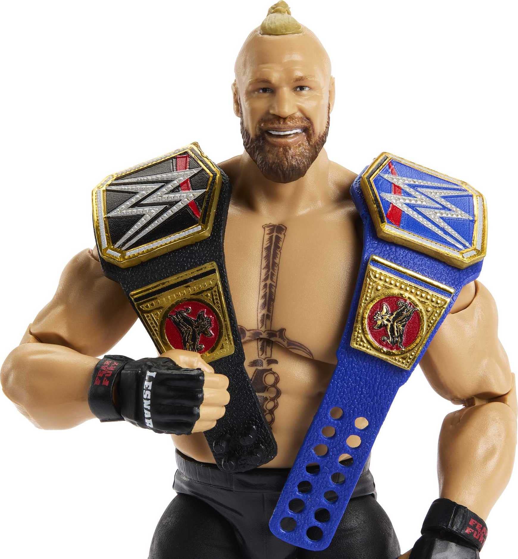 Amazon.co.jp: ブロック・レスナー (ベルト2本付き) - WWE