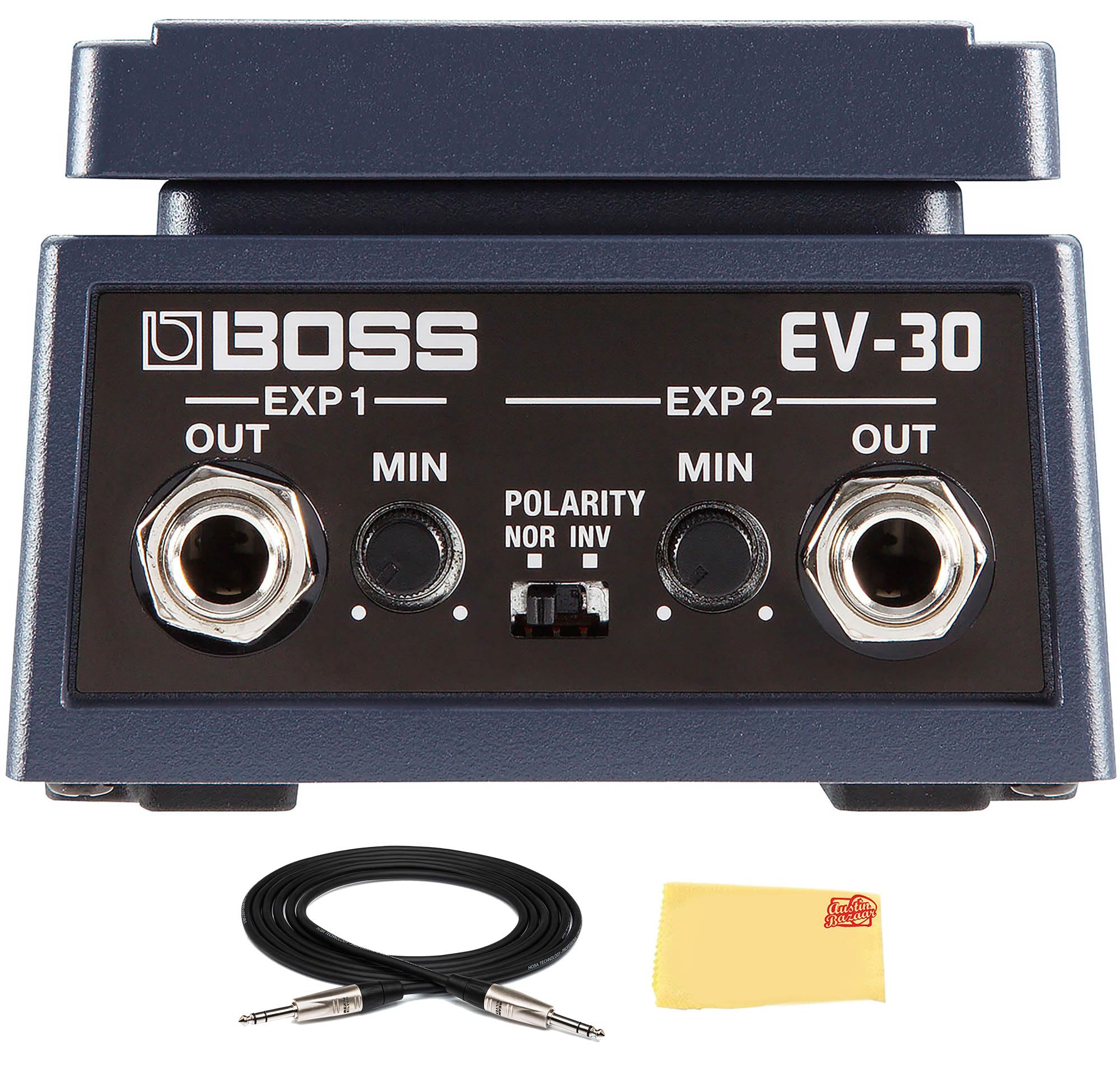 Amazon.com: Boss EV-30 Dual Expression Pedal Bundle with TRS Cable
