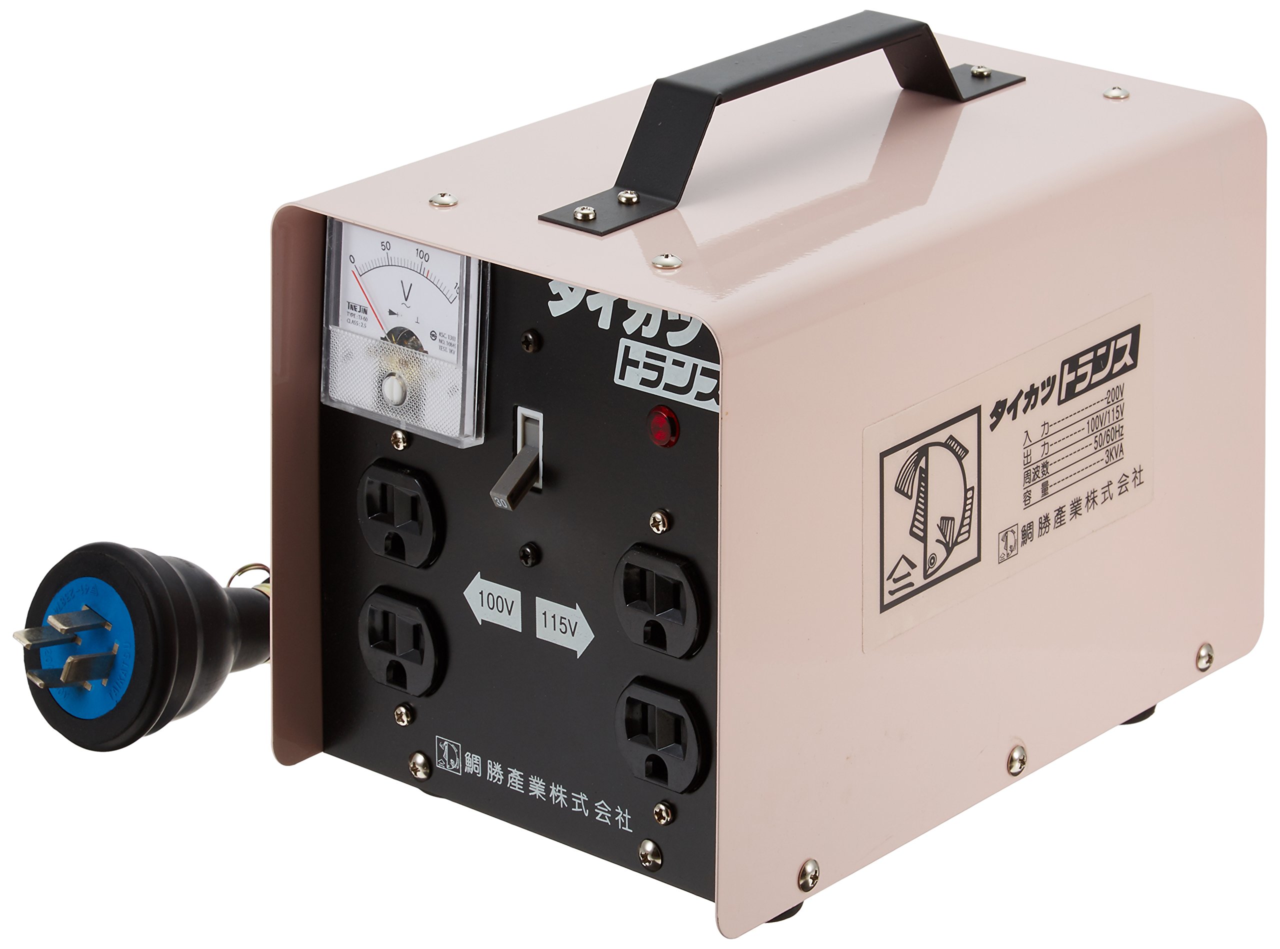 Amazon | 鯛勝産業 トランス(変圧器) 3KVA | 電源トランス | 産業