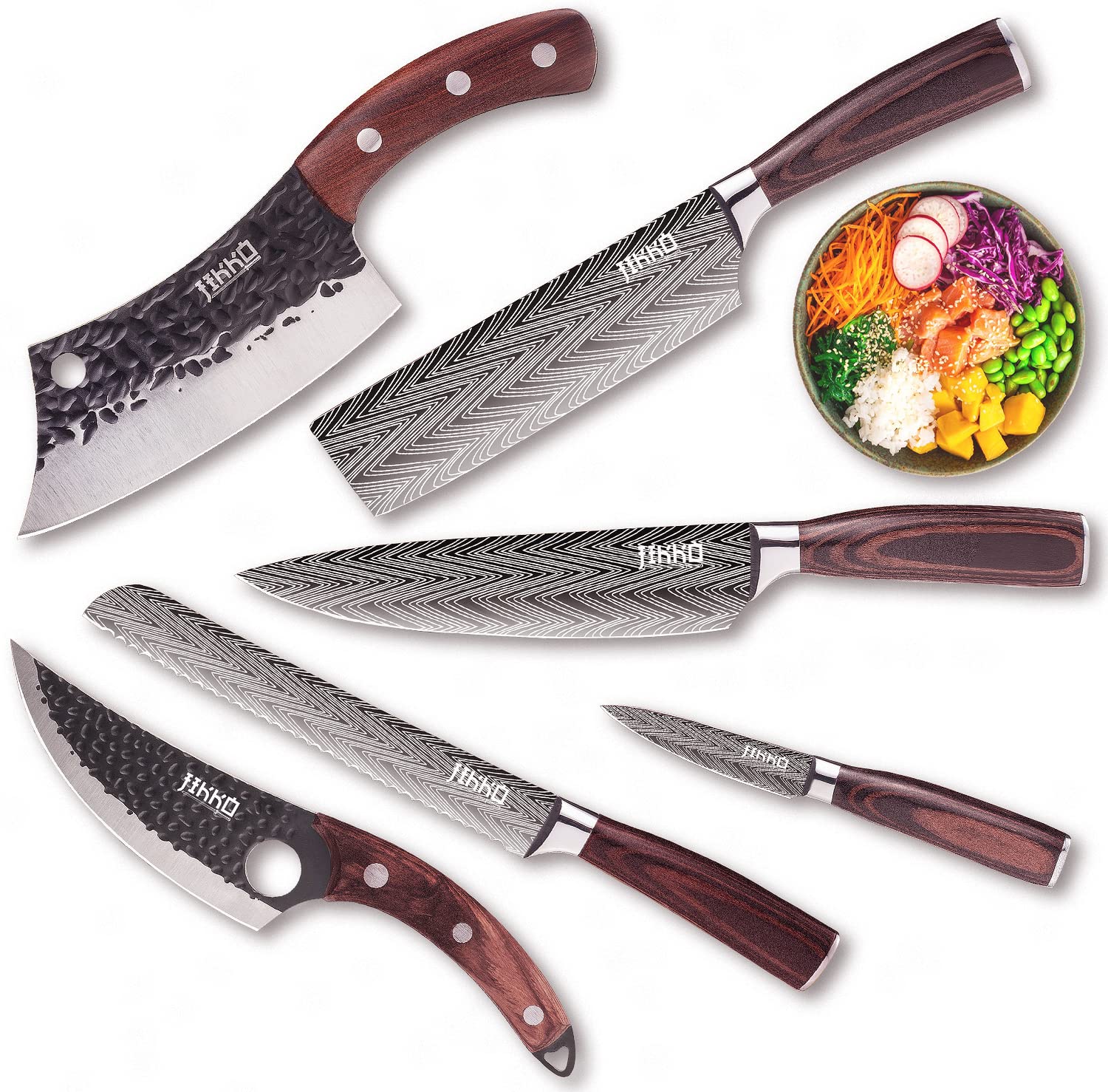Amazon.com: Jikko New Reinforced Carbon Steel Japanese Kitchen