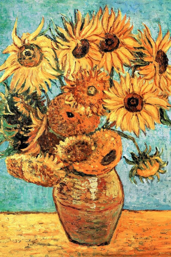 Amazon.co.jp: ラミネートされたフィンセント・ヴァン・ゴッホの花瓶と