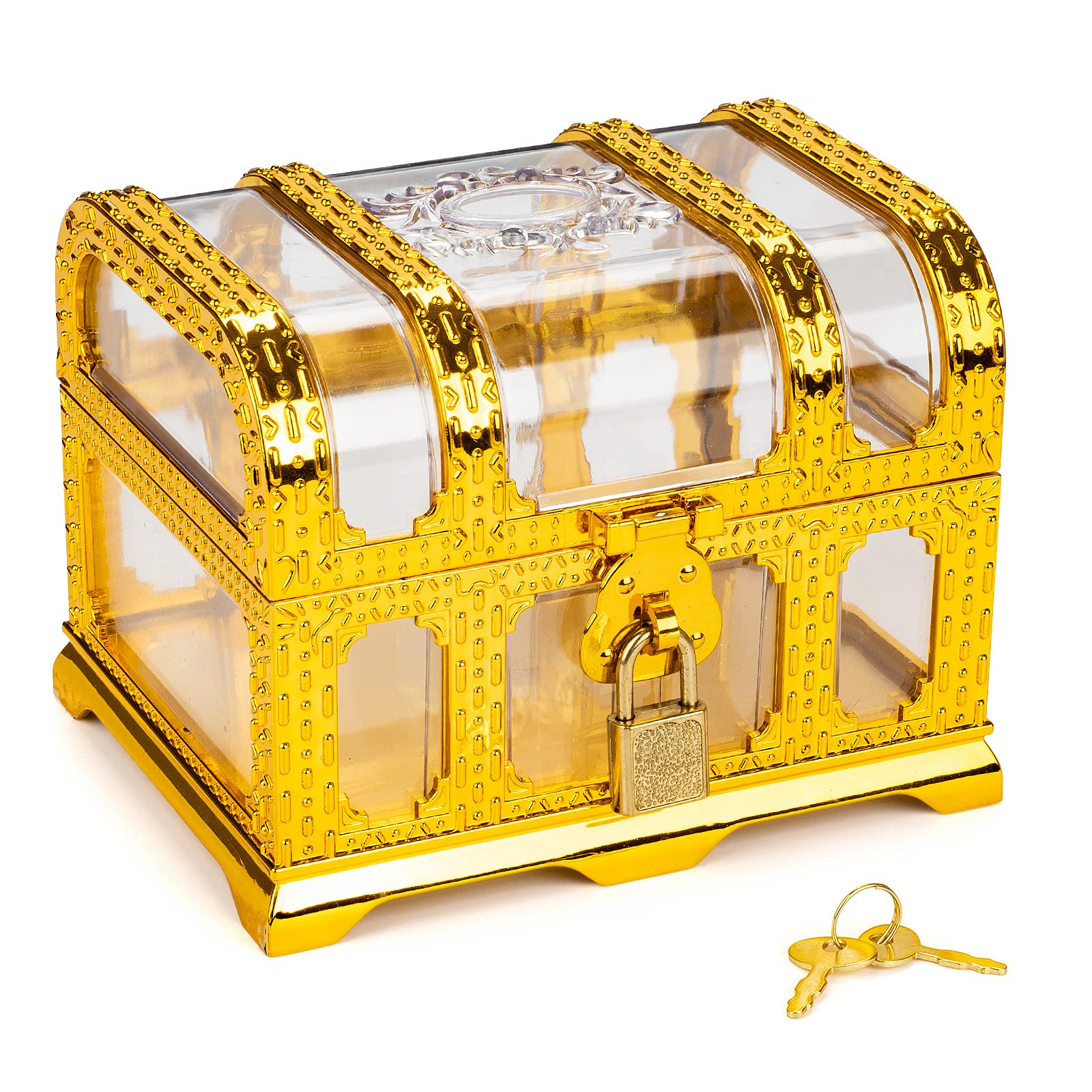 Amazon.com: Pemalin Treasure Chest with Lock and Key,Pirate Theme