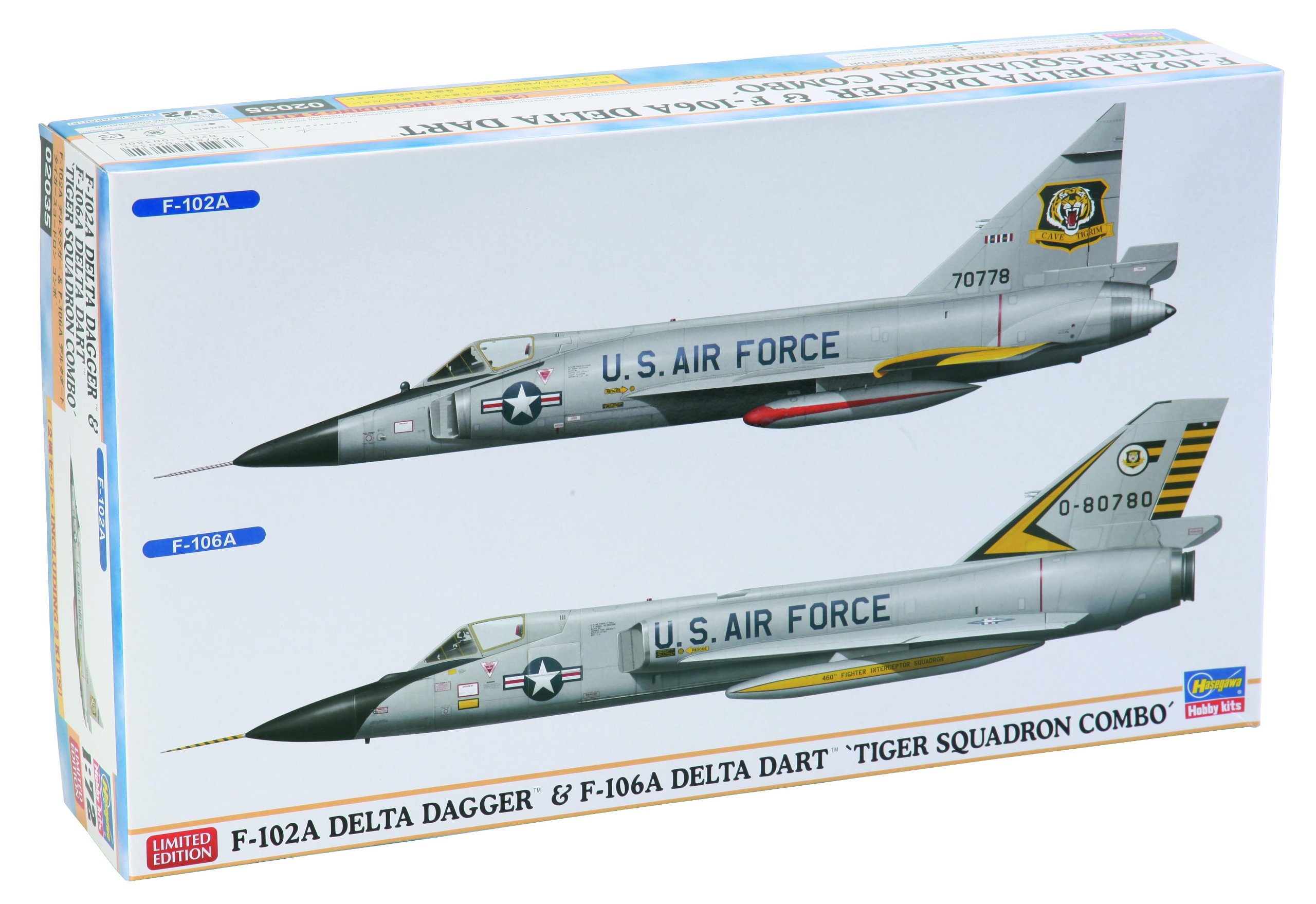 Amazon | ハセガワ 1/72 F-102&F-106 デルタコンボ 02035 | プラモデル