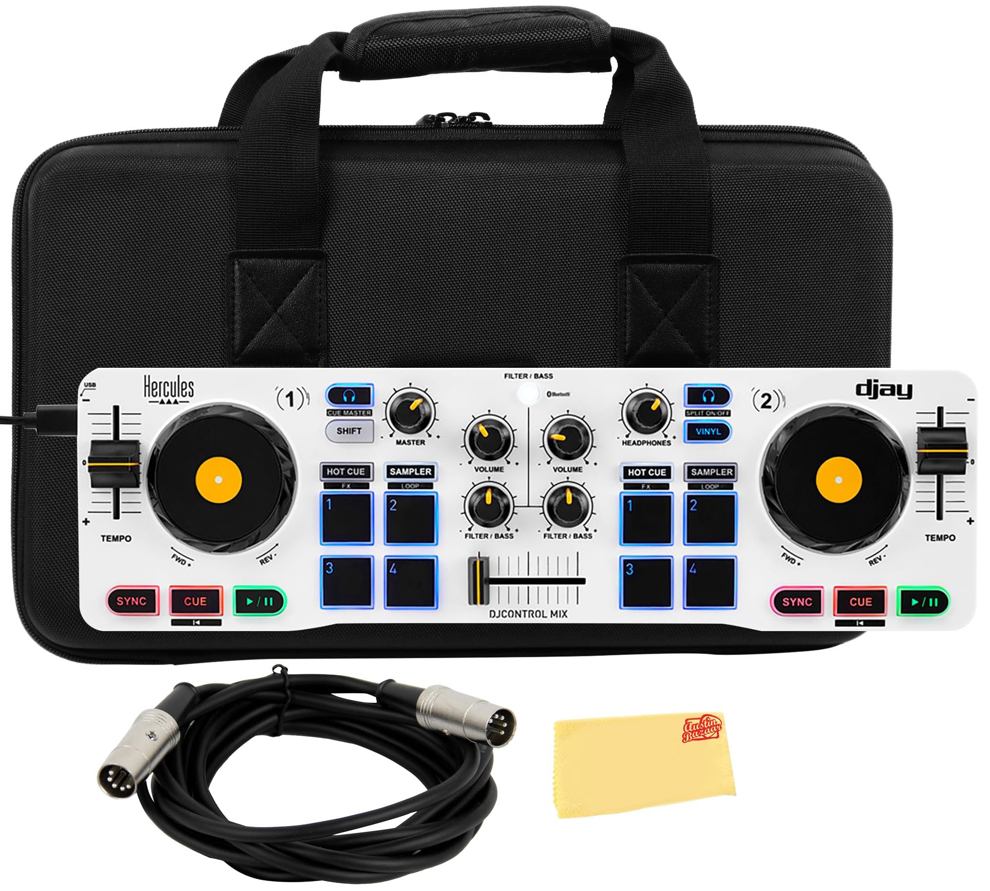 Amazon.com: Hercules DJControl Mix Bluetooth Wireless DJ