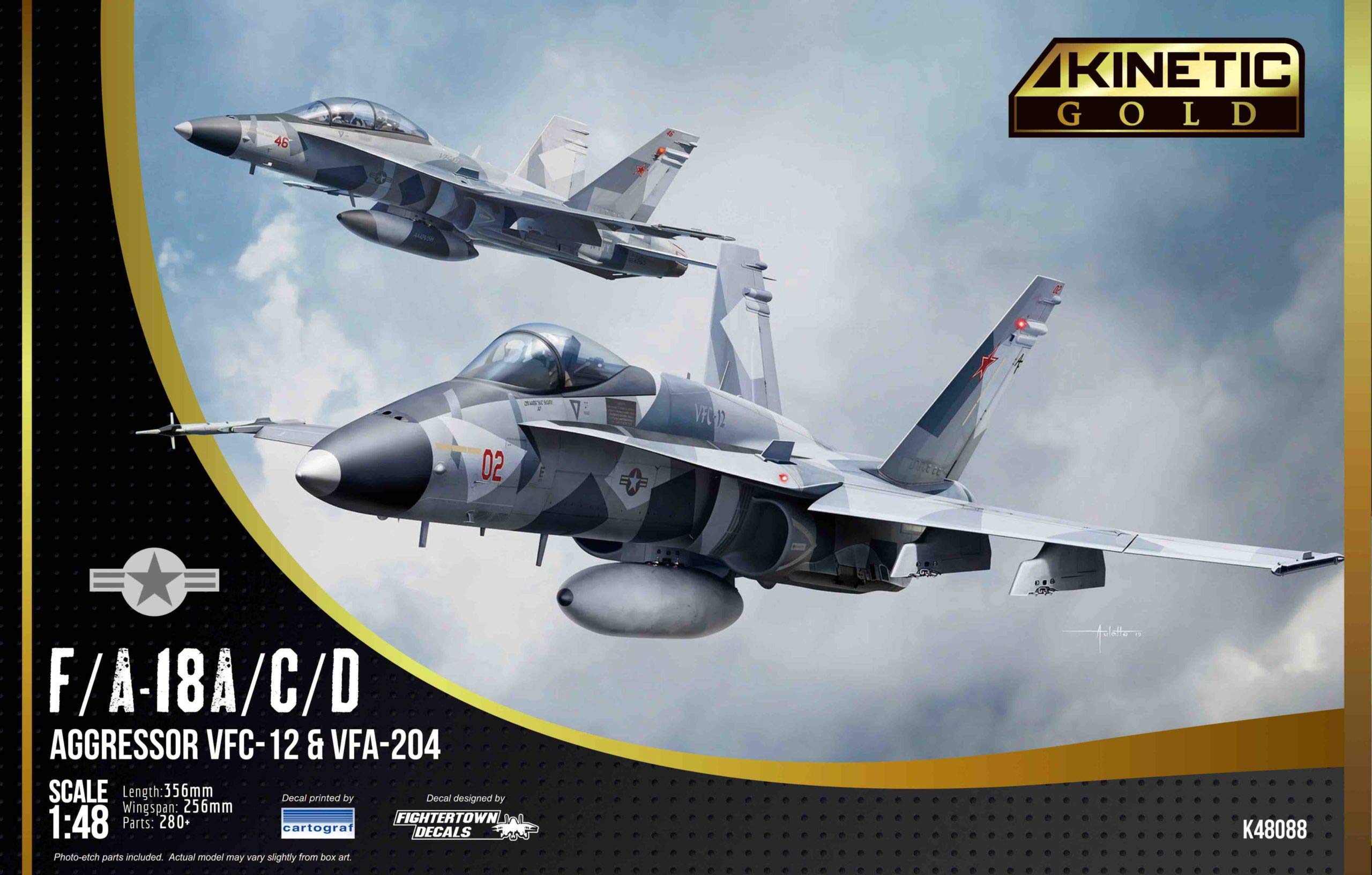 Amazon | キネティック 1/48 アメリカ海軍 F/A-18A/C/D VFC-12 & VFA