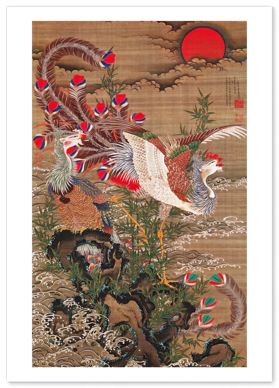 Amazon.co.jp: ポスター A3サイズ 絵画 (日本製) 日本画 インテリア