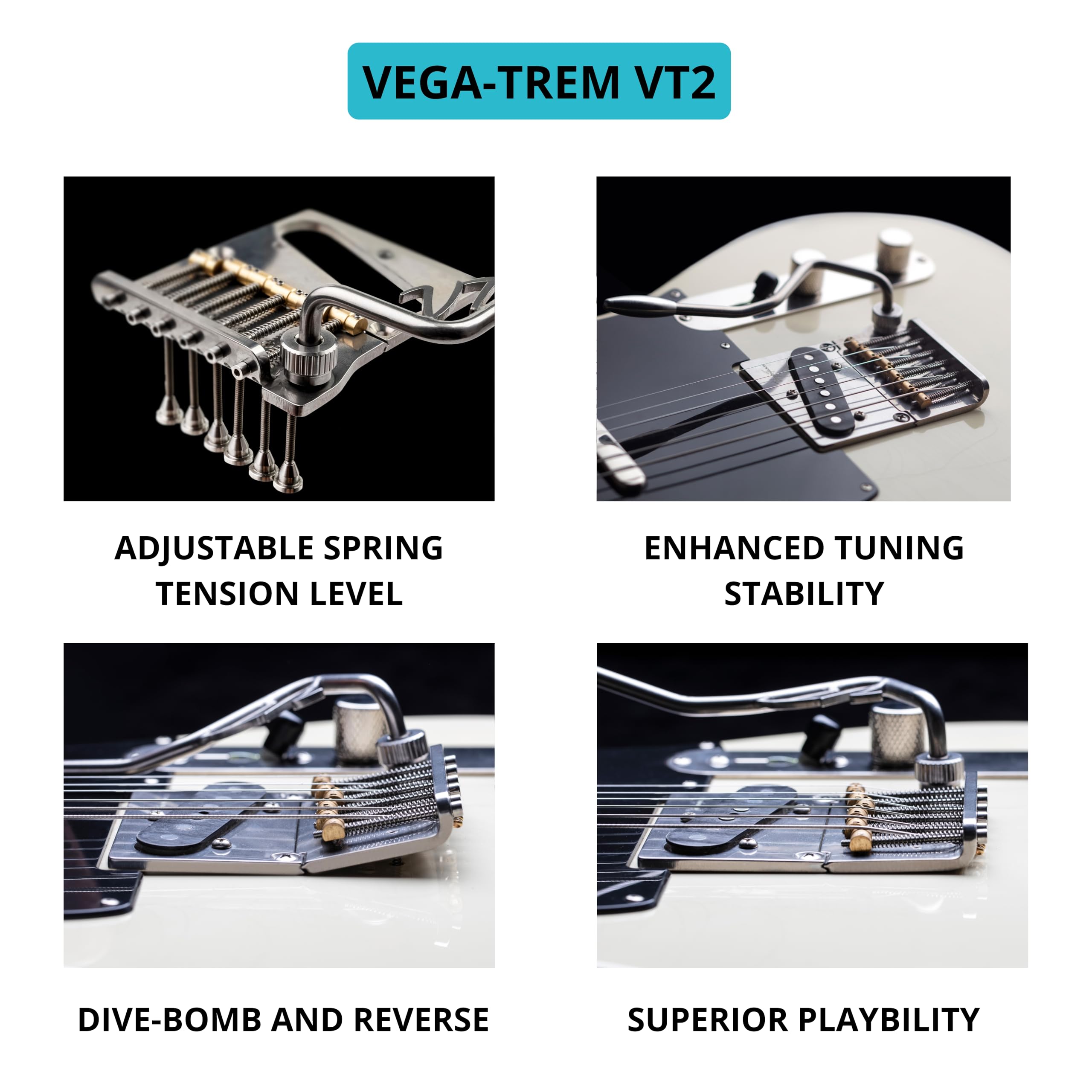 Amazon | Vega-Trem VT2 テレトレム テレキャスター ギター トレモロ