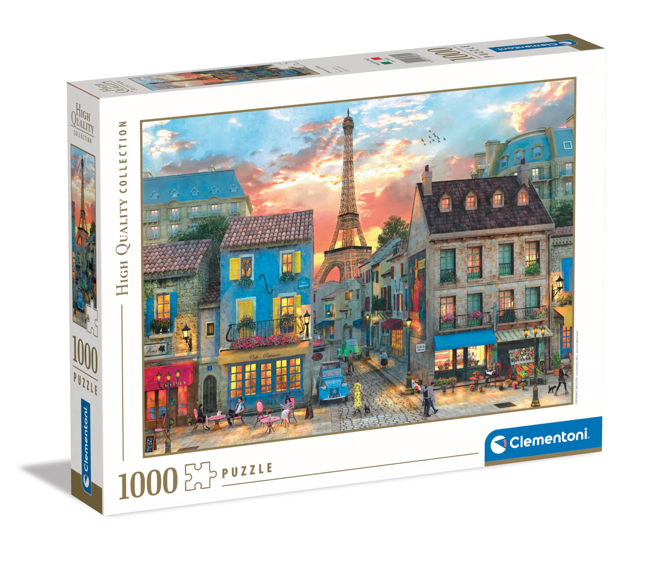 Amazon.com: Clementoni - Streets of Paris - 1000 Piece Collection