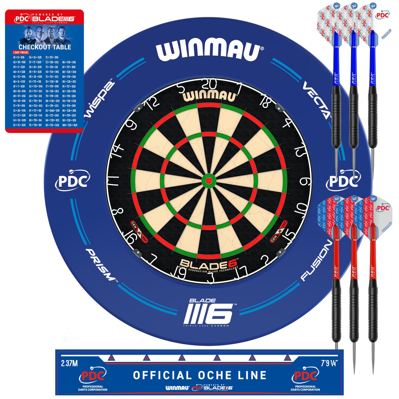 Amazon.co.jp: Winmau PDC Blade 6ダーツボードサラウンドセット