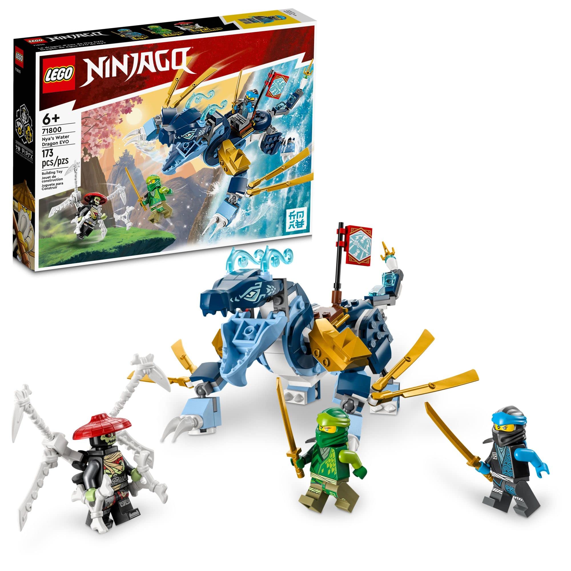 Amazon.com: LEGO NINJAGO NYA's Water Dragon EVO 71800 Toy for