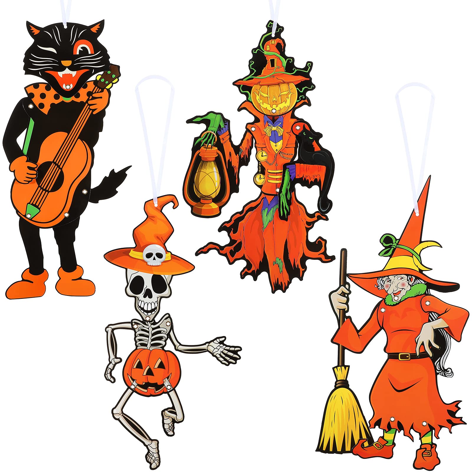Amazon.com: Vintage Halloween Party Decoration Jointed Figures