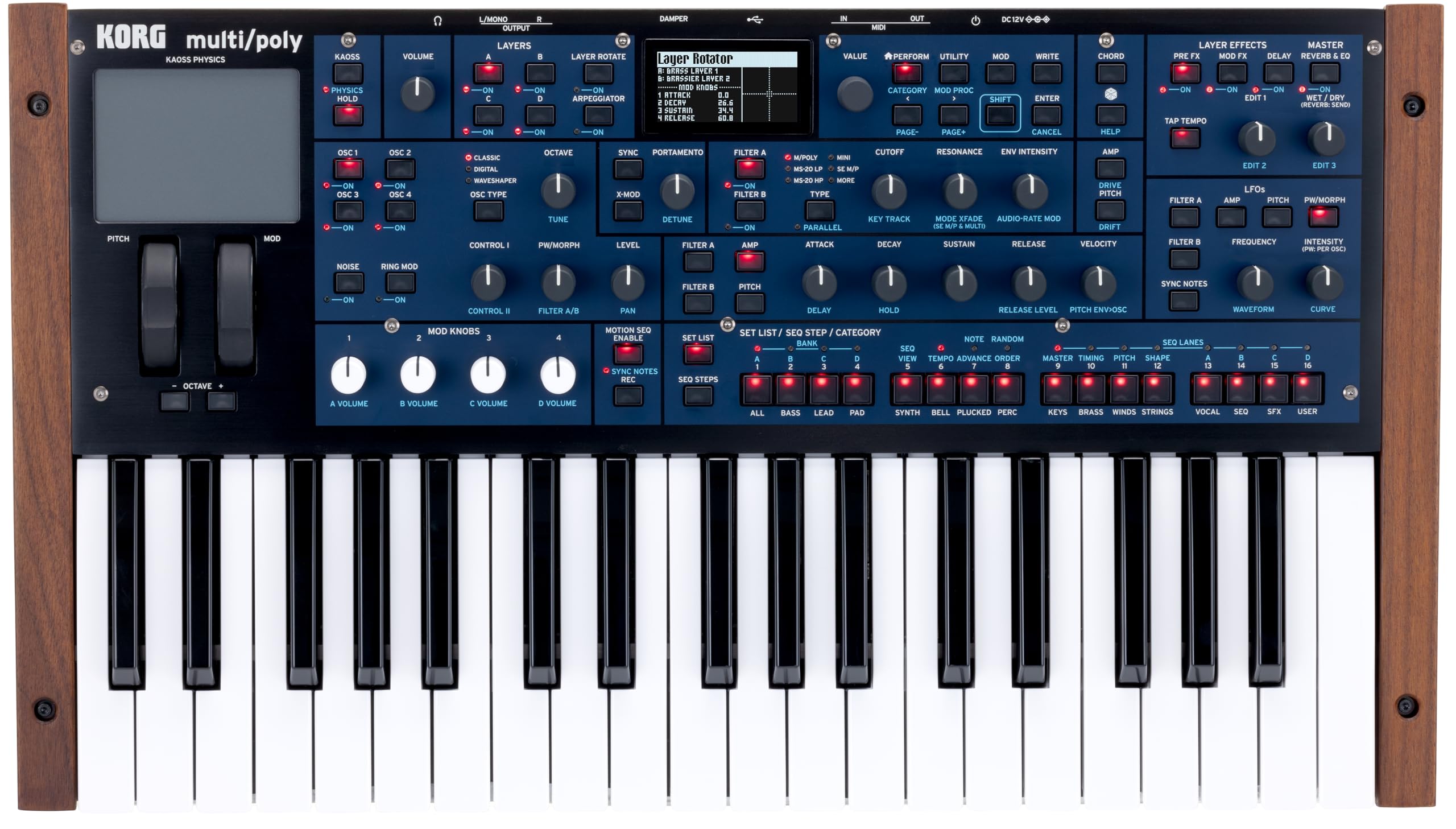Amazon | KORG(コルグ) アナログ・モデリング・シンセサイザー multi