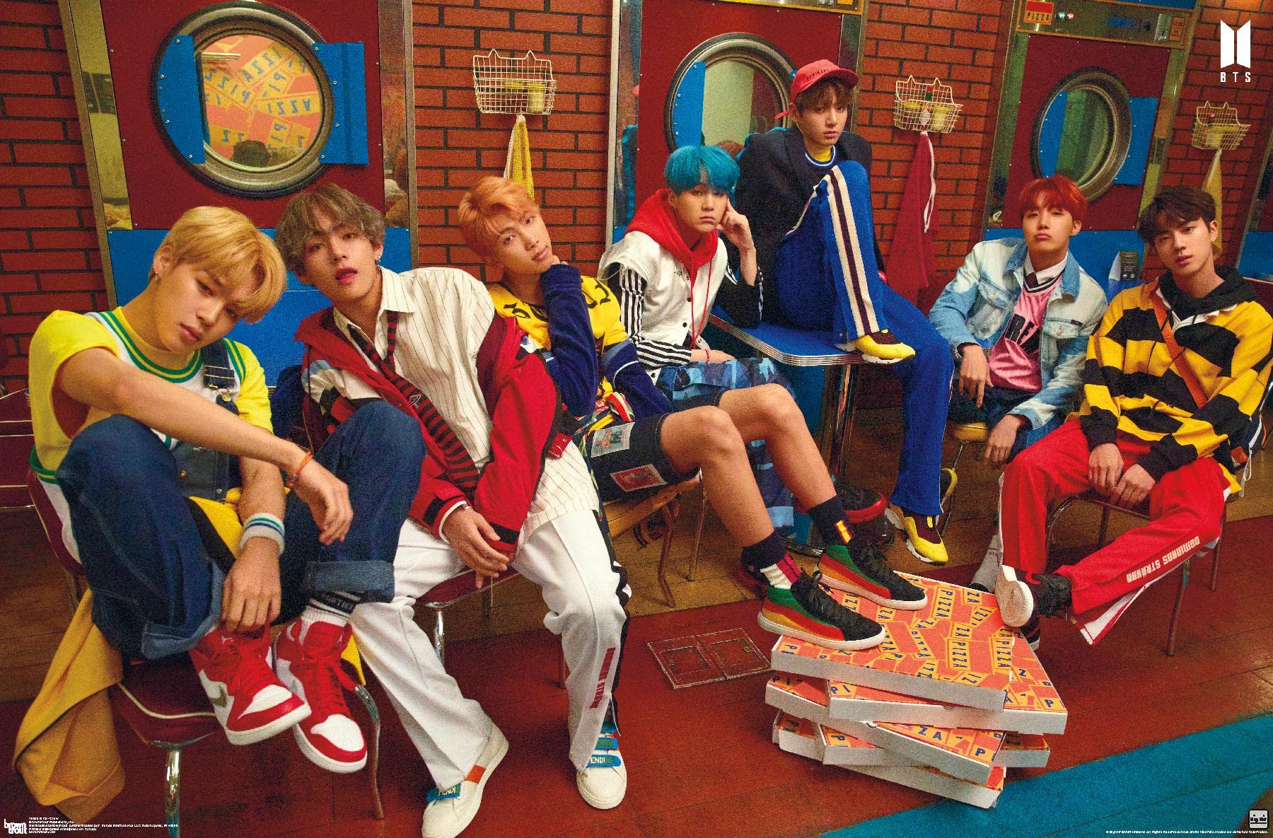 Amazon.com: Trends International BTS - Crew Wall Poster, 22.375