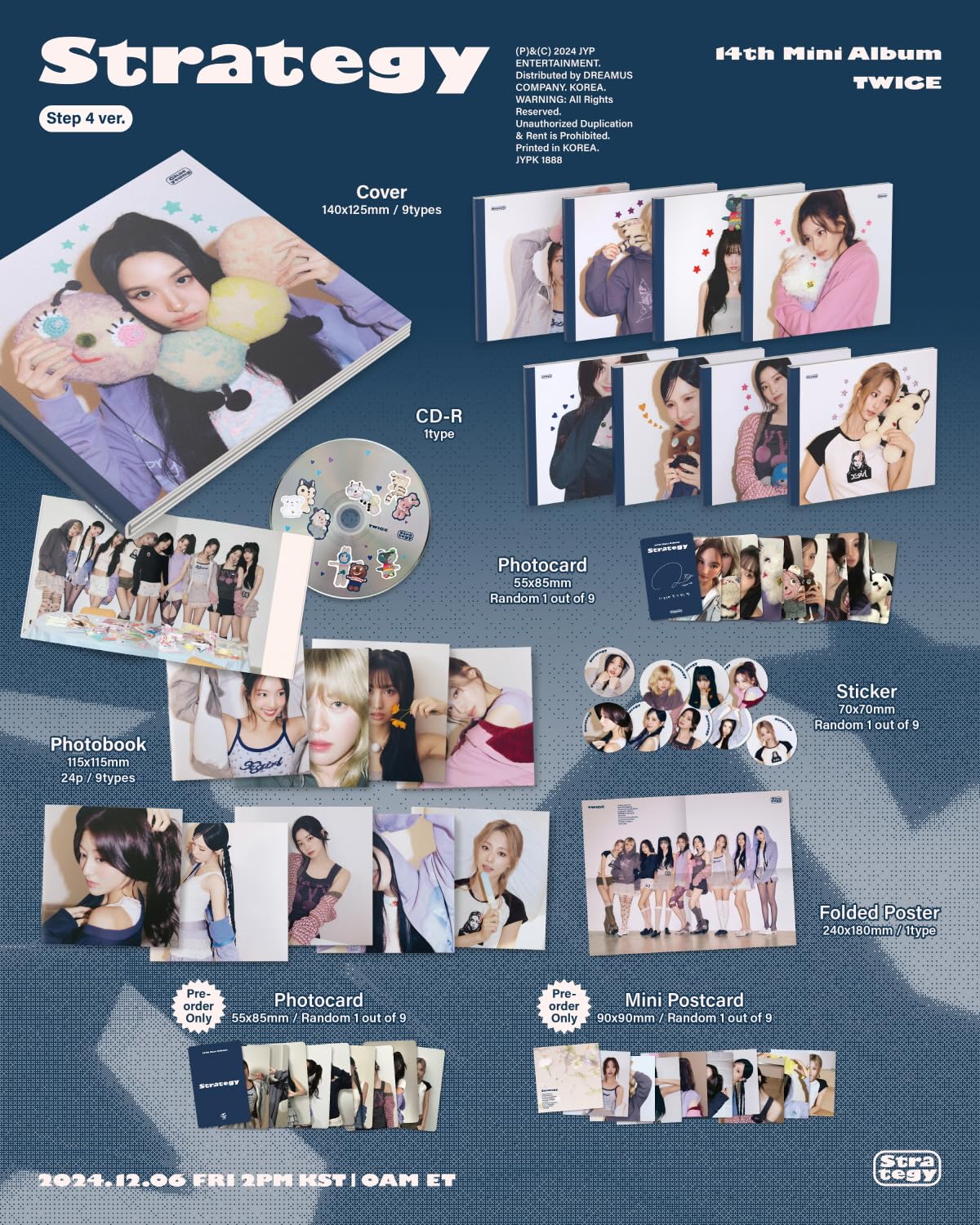 Amazon.com: TWICE Strategy [Step4 Digipack ver.] 14th Mini Album