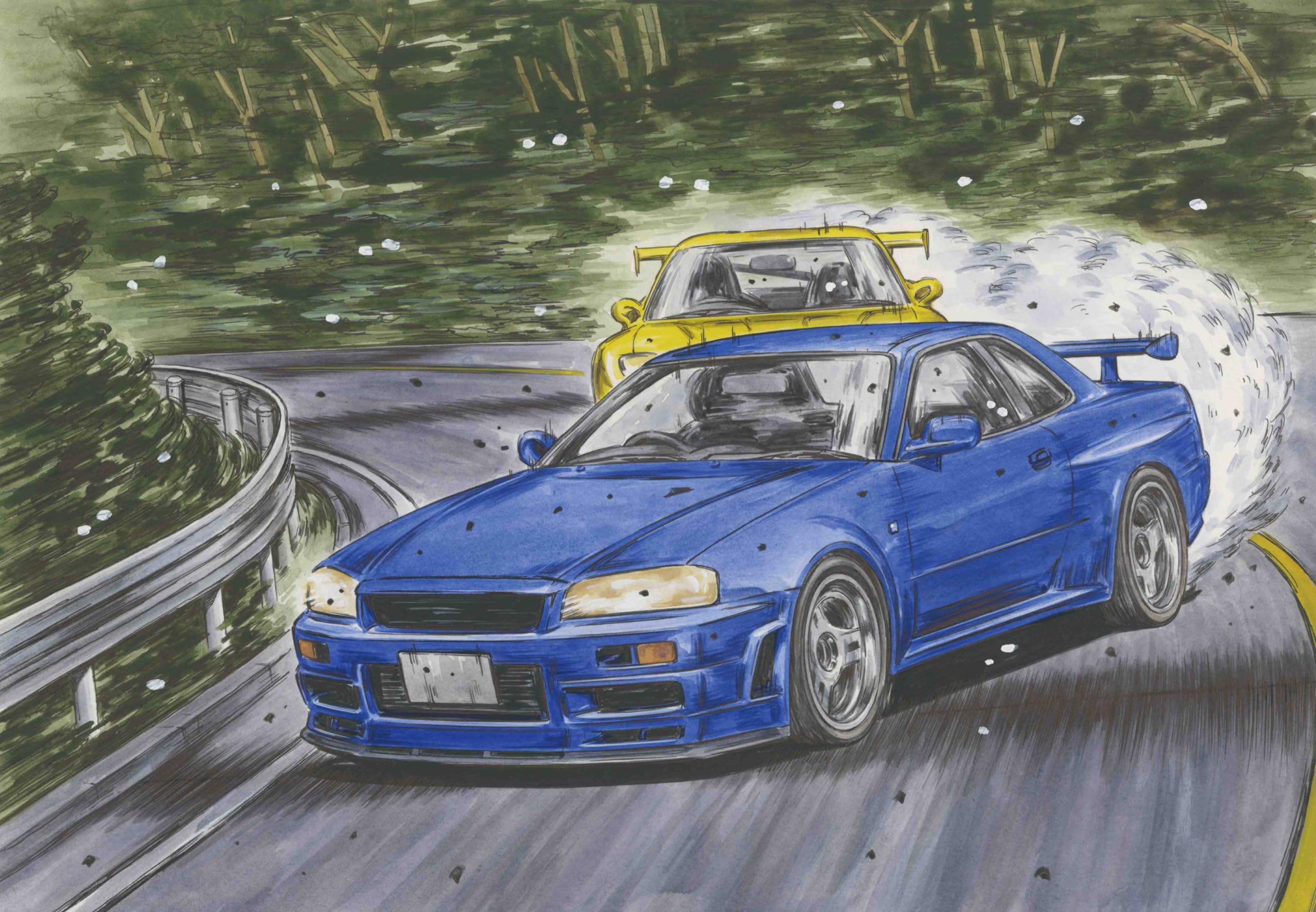 Amazon | 1/24 頭文字Dシリーズ No.22 スカイライン GT-R (BNR34) 星野