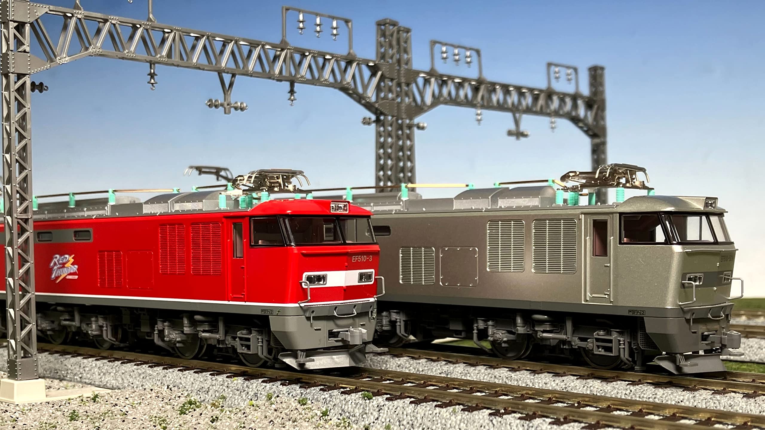 Amazon | カトー(KATO) HOゲージ EF510 500 JR貨物色 銀 1-318 鉄道