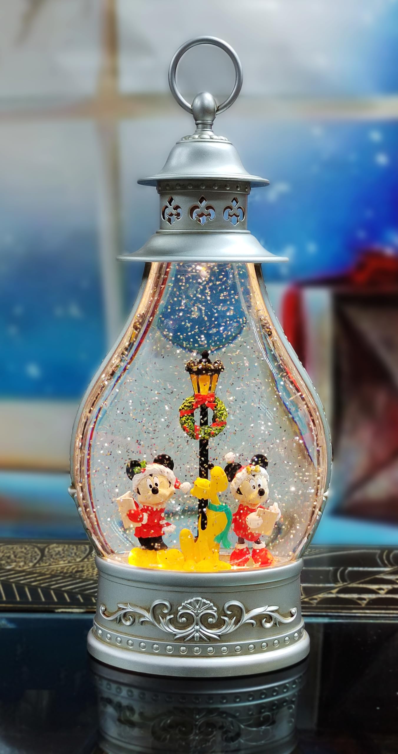 Amazon.com: Disney Water Spinning Christmas Lantern by Moments in