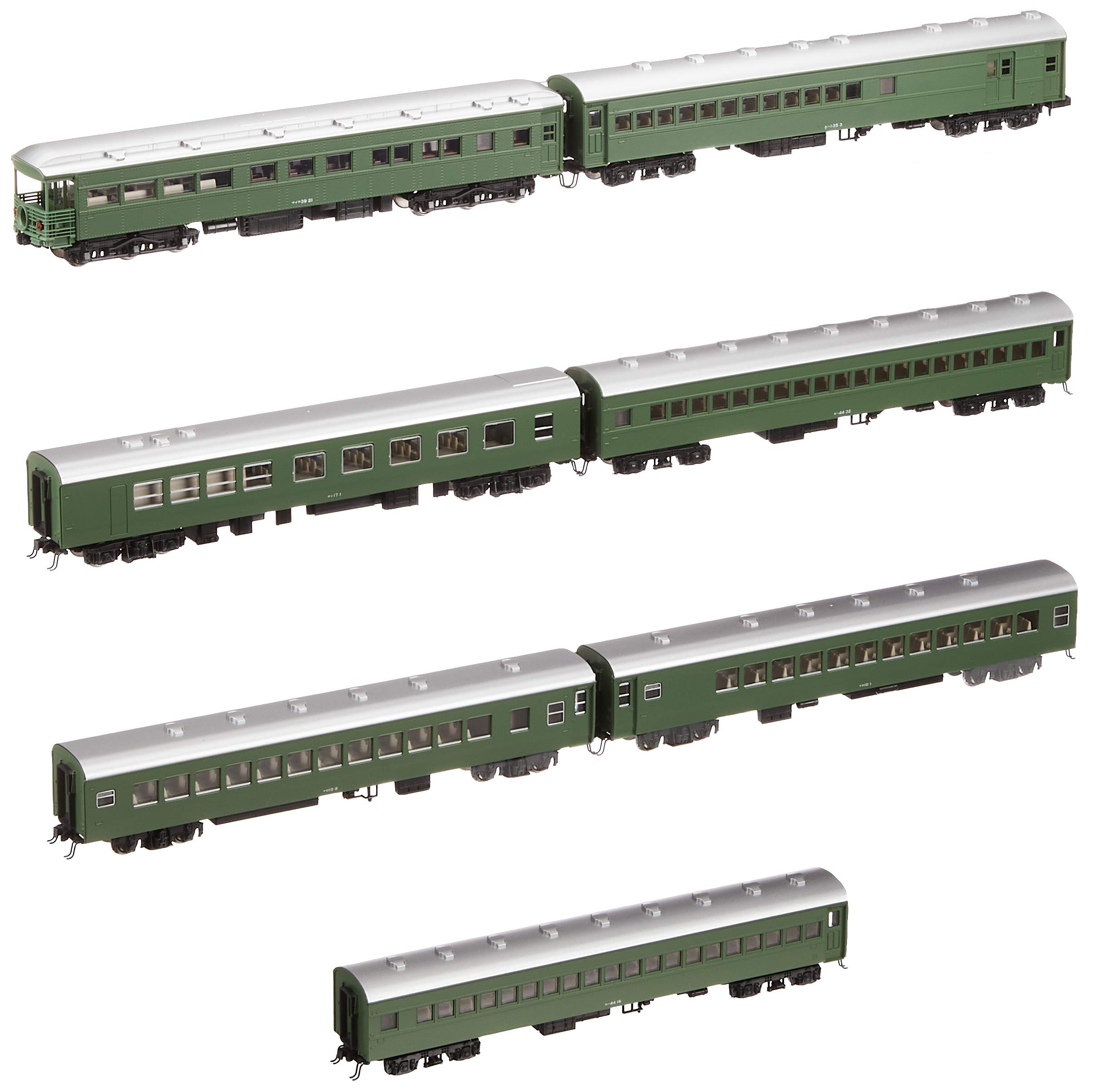 Amazon | Nゲージ 車両セット 特急つばめ青大将 (7両) #10-428 | 鉄道
