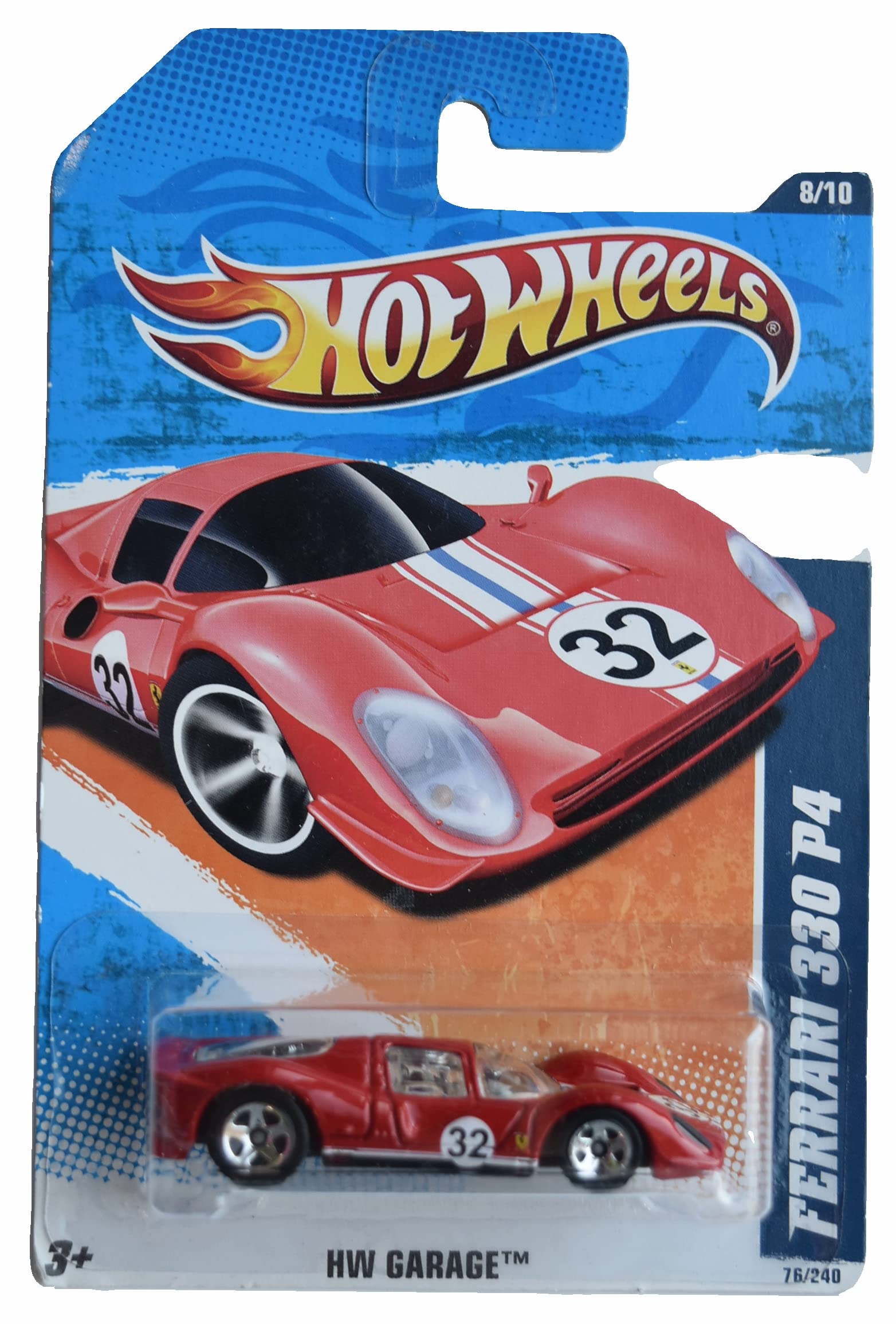 Amazon.com: Hot Wheels Ferrari 330 P4, HW Garage 8/10 : Toys & Games