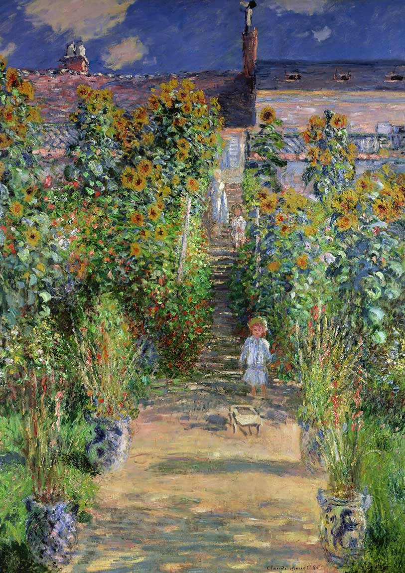 Amazon.co.jp: 世界の名画 モネ ヴェトゥイユの画家の庭園 ジークレー