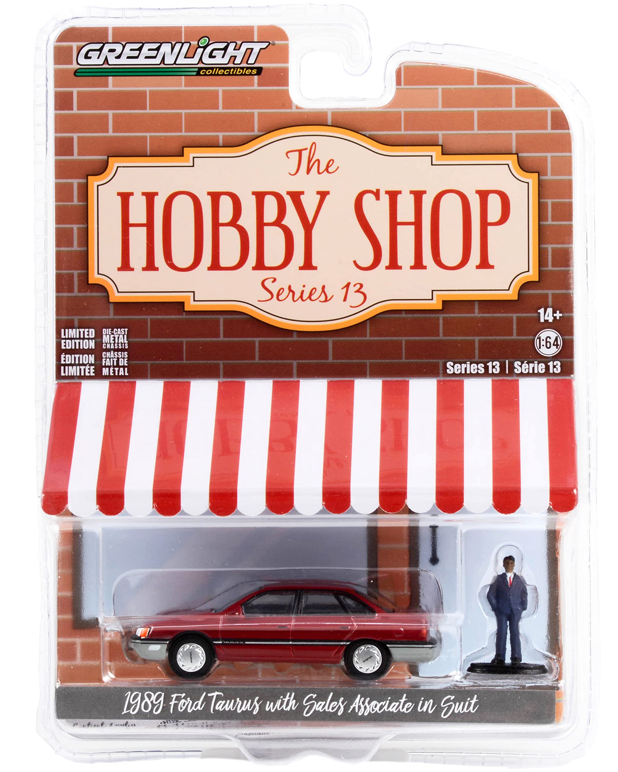 Amazon.com: Toy Cars 1989 Taurus Red with Black Stripes and