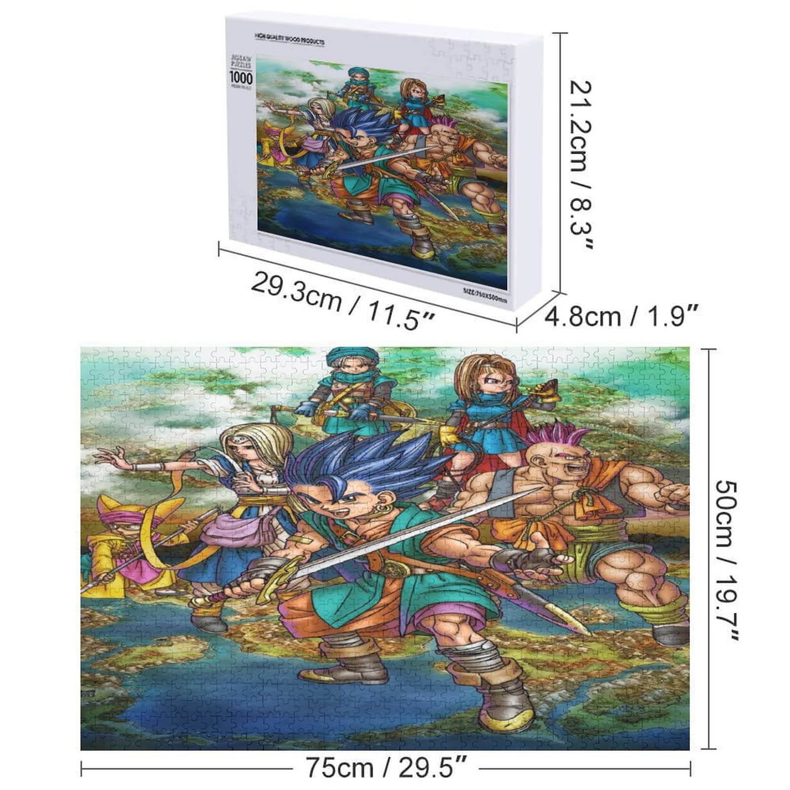 Amazon.co.jp: ドラゴンクエストV 天空の花嫁ジグソーパズル 300/500