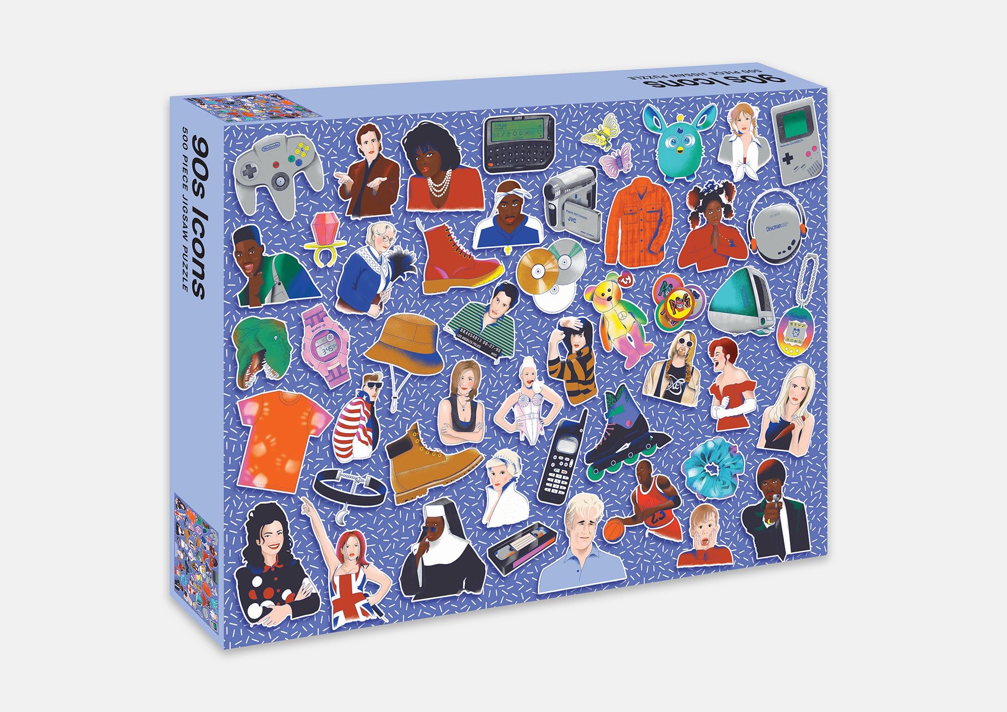 Amazon | 90's Icons Jigsaw Puzzle: 500 Piece Jigsaw Puzzle