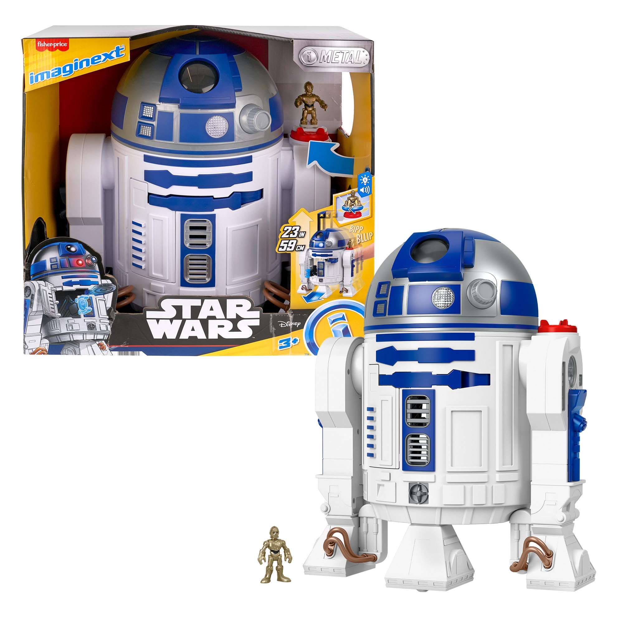 Amazon.com: Fisher-Price Imaginext Star Wars Toy R2-D2 (17.5 in
