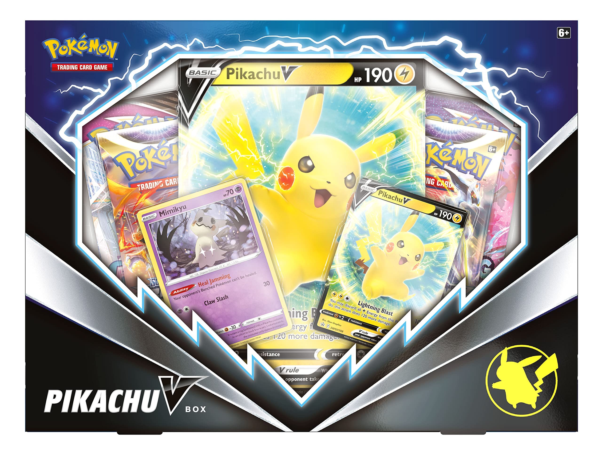 Amazon.com: Pokemon TCG: Pikachu V Box : Toys & Games