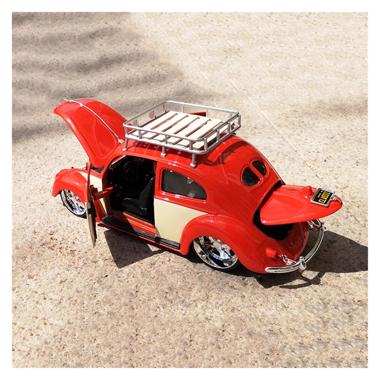 Amazon | ミニカーモデル 1:18 1951 フォルクスワーゲン ビートル 合金