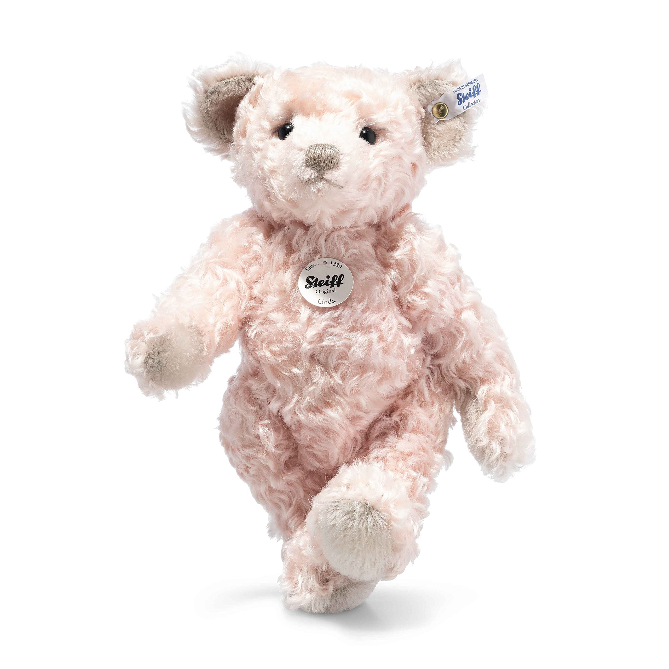 Amazon.com: Steiff Linda Teddy Bear Collectible Plush Animal, Pale