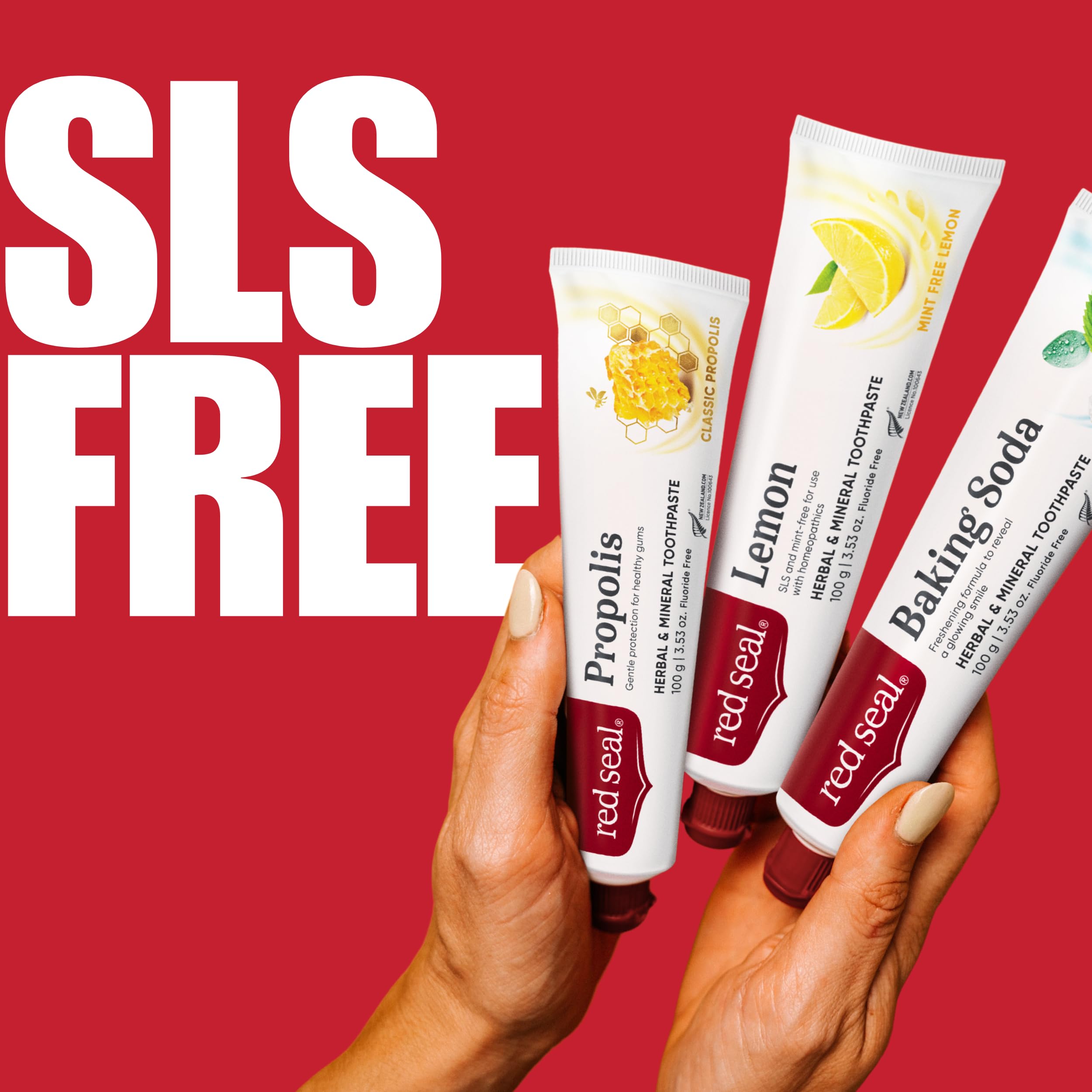 Amazon.com : Red Seal Fluoride Free Lemon Toothpaste - Flavored