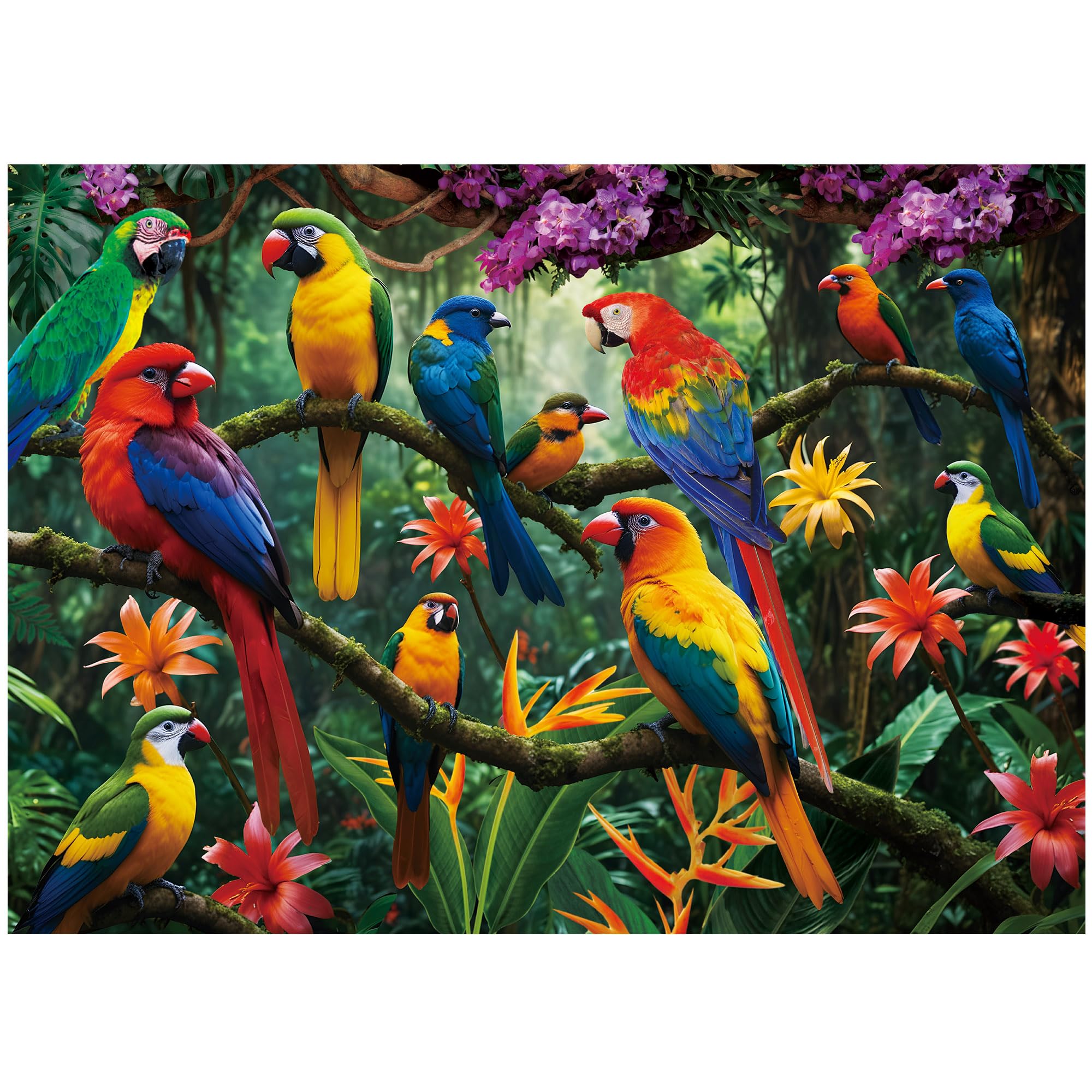 Amazon.com: BenBen 1000 Piece Jigsaw Puzzle for Adults, Jungle